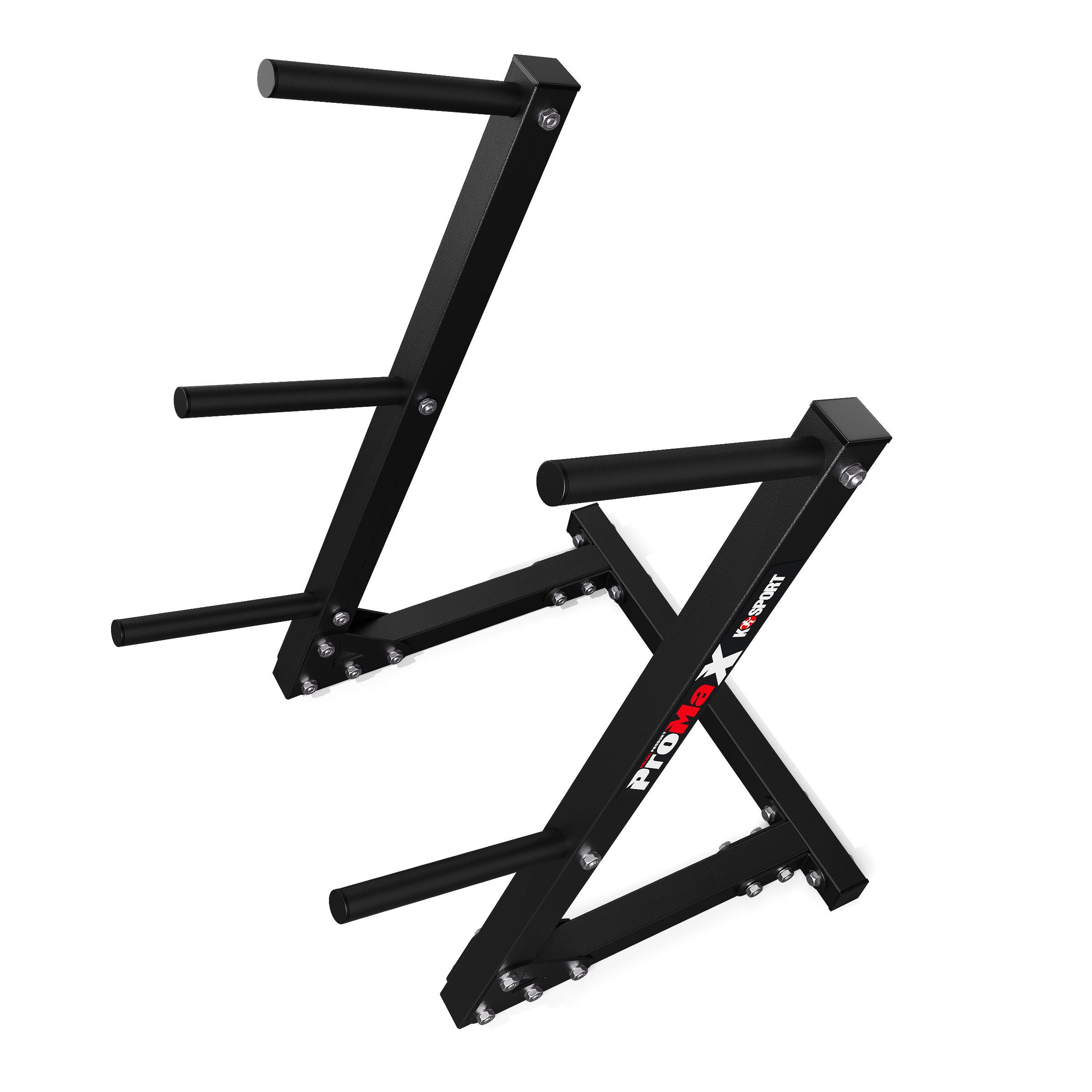K-SPORT Hantelscheiben Gewichtsständer bis 280 kg I Halterung mit 5 Laststangen: 22mm, 280 kg, (Hantelscheibenständer, 1-tlg., 5 Gewichtsaufnahmestangen), Made in EU!