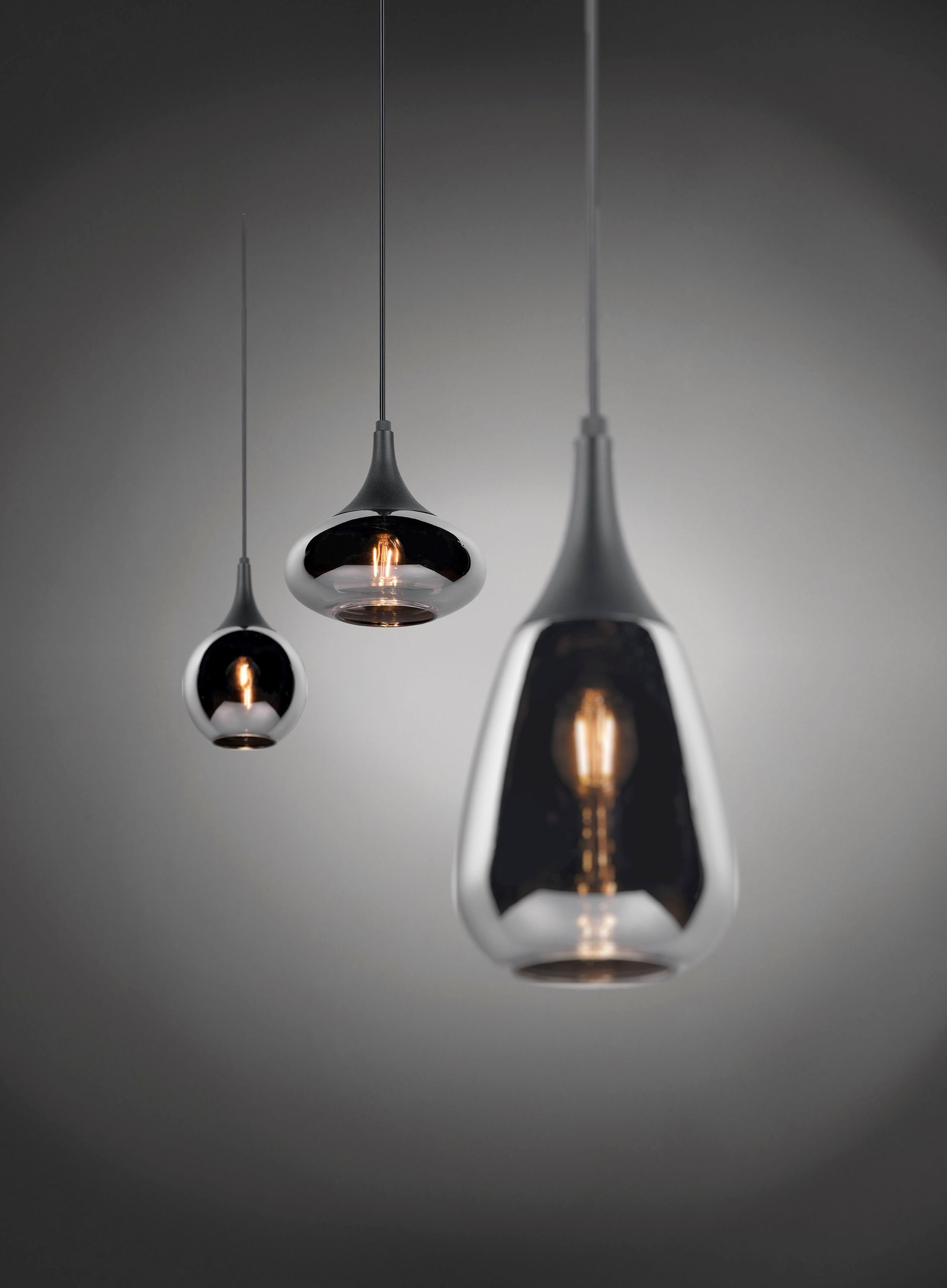 TRIO Leuchten Pendelleuchte Lumina, ohne Leuchtmittel, warmweiß - kaltweiß, günstig online kaufen