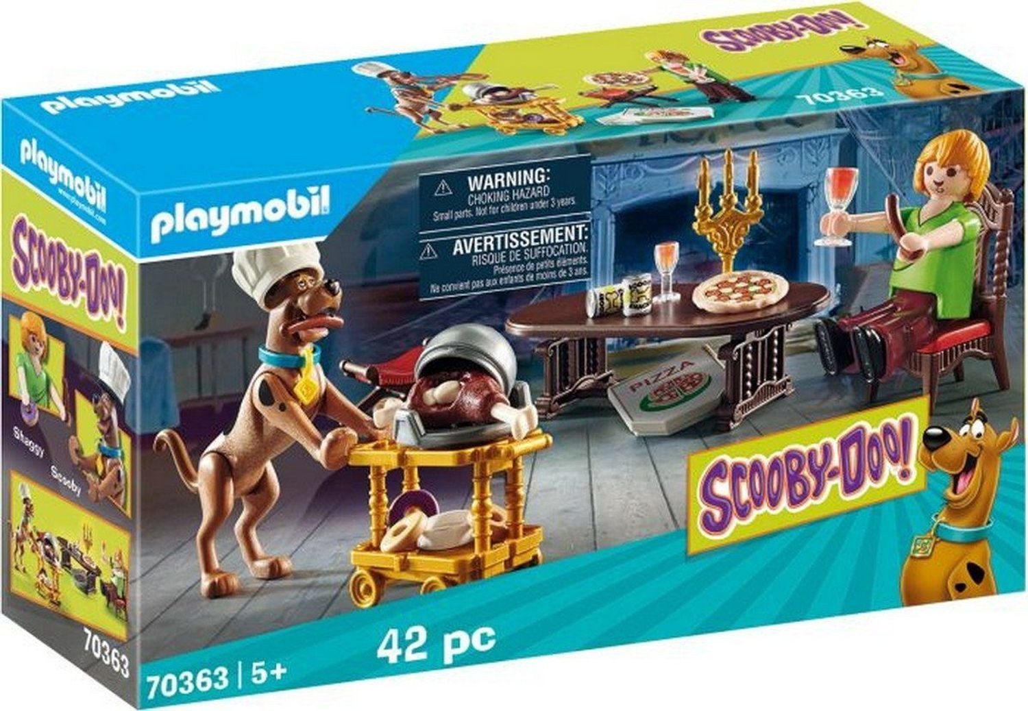 Playmobil® Scooby Doo Abendessen mit Shaggy Konstruktions-Spielset, (Abendessen mit Shaggy), Made in Europe