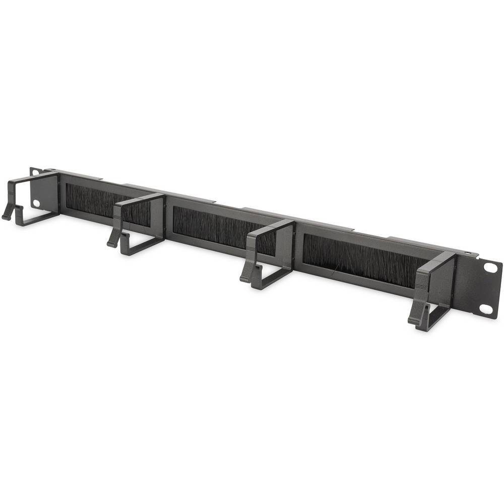 Netzwerkschrank 19″ Kabel Rangierpanel mit Bürstenleisten, 1HE