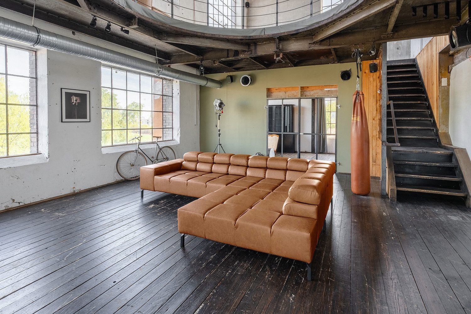 KAWOLA Ecksofa, L-Form rechts oder links Leder motorischer Sitzvorzug 321x216 cm