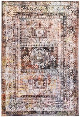 Teppich Adara GF 093, Gino Falcone, rechteckig, Höhe: 3 mm, Flachgewebe, Orient-Optik, Vintage Design, waschbar