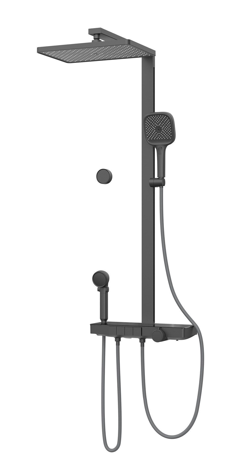 EMKE Duschsystem Brausegarnitur mit Thermostat Bluetooth-Steuerung günstig online kaufen