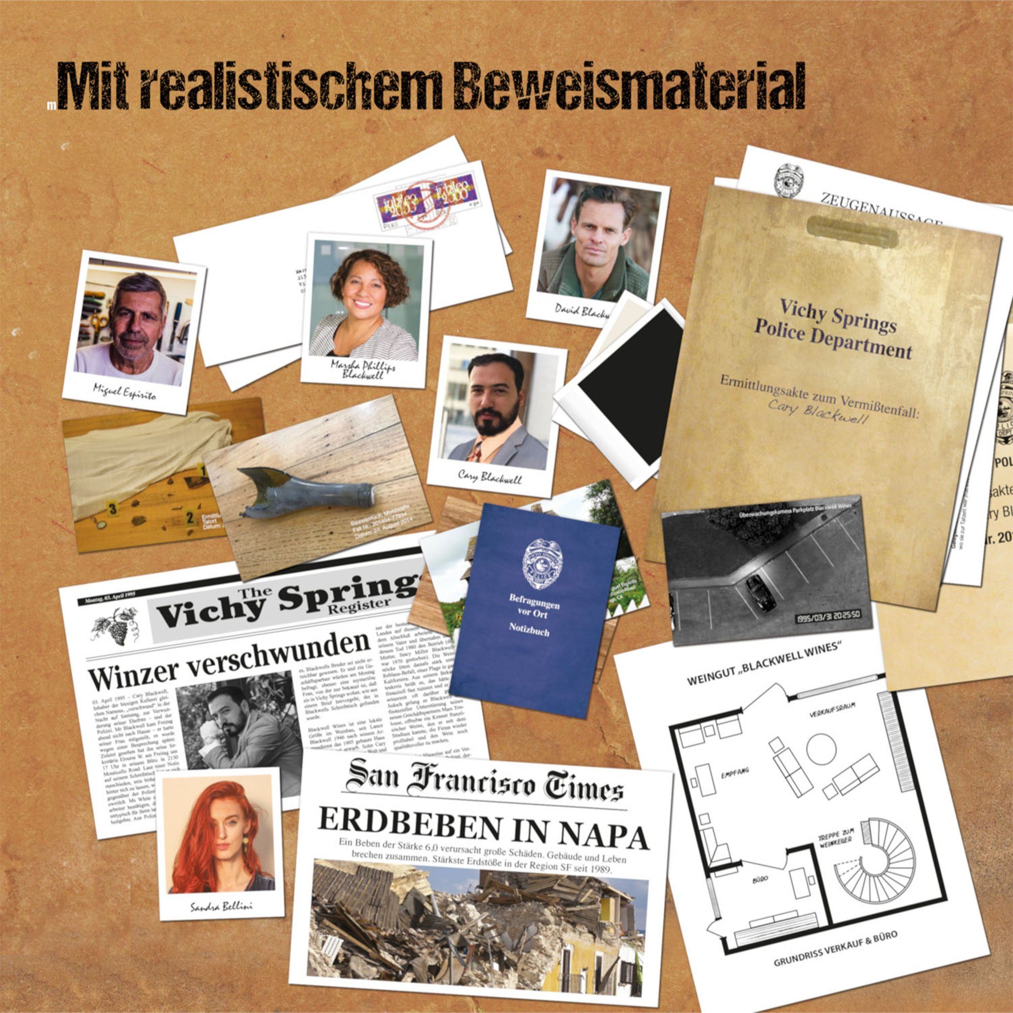 Kosmos Spiel Kosmos Murder Mystery Case File - Der Tote im