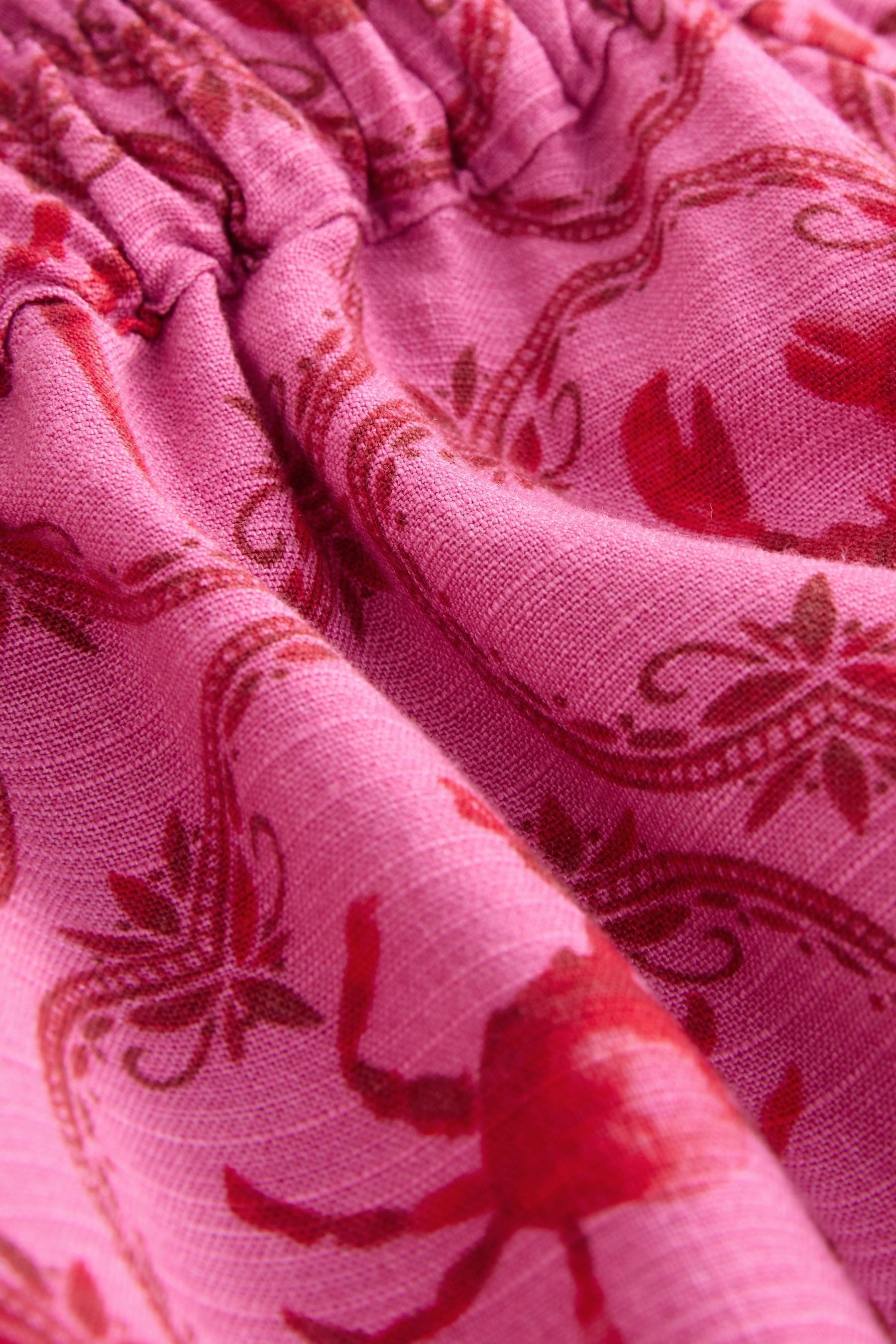 Next Blusenshirt Bardot-Oberteil mit Bindedetail, Kurzgröße günstig online kaufen