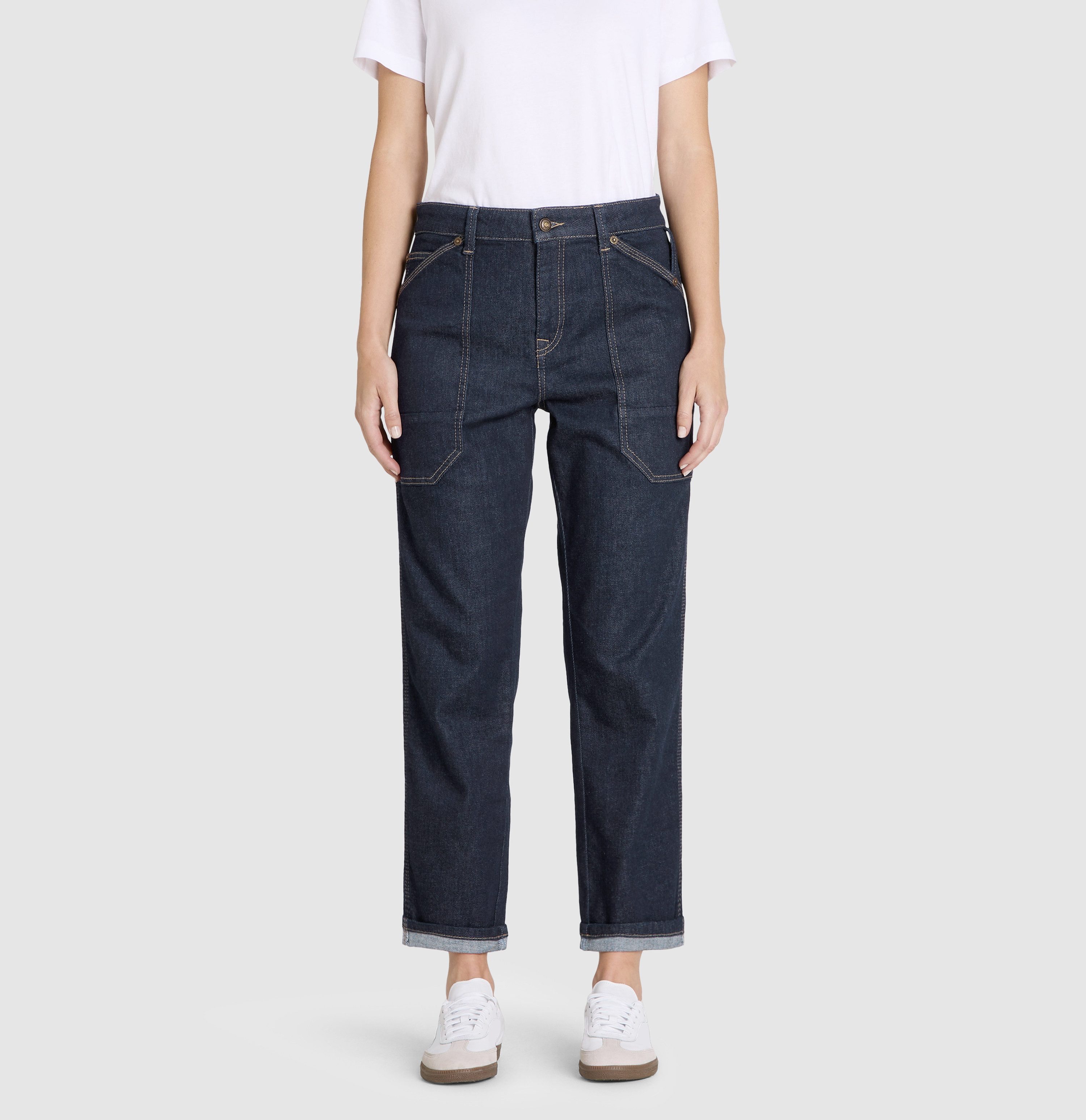 MAC 7/8-Jeans IOWA mit aufgesetzten Taschen günstig online kaufen