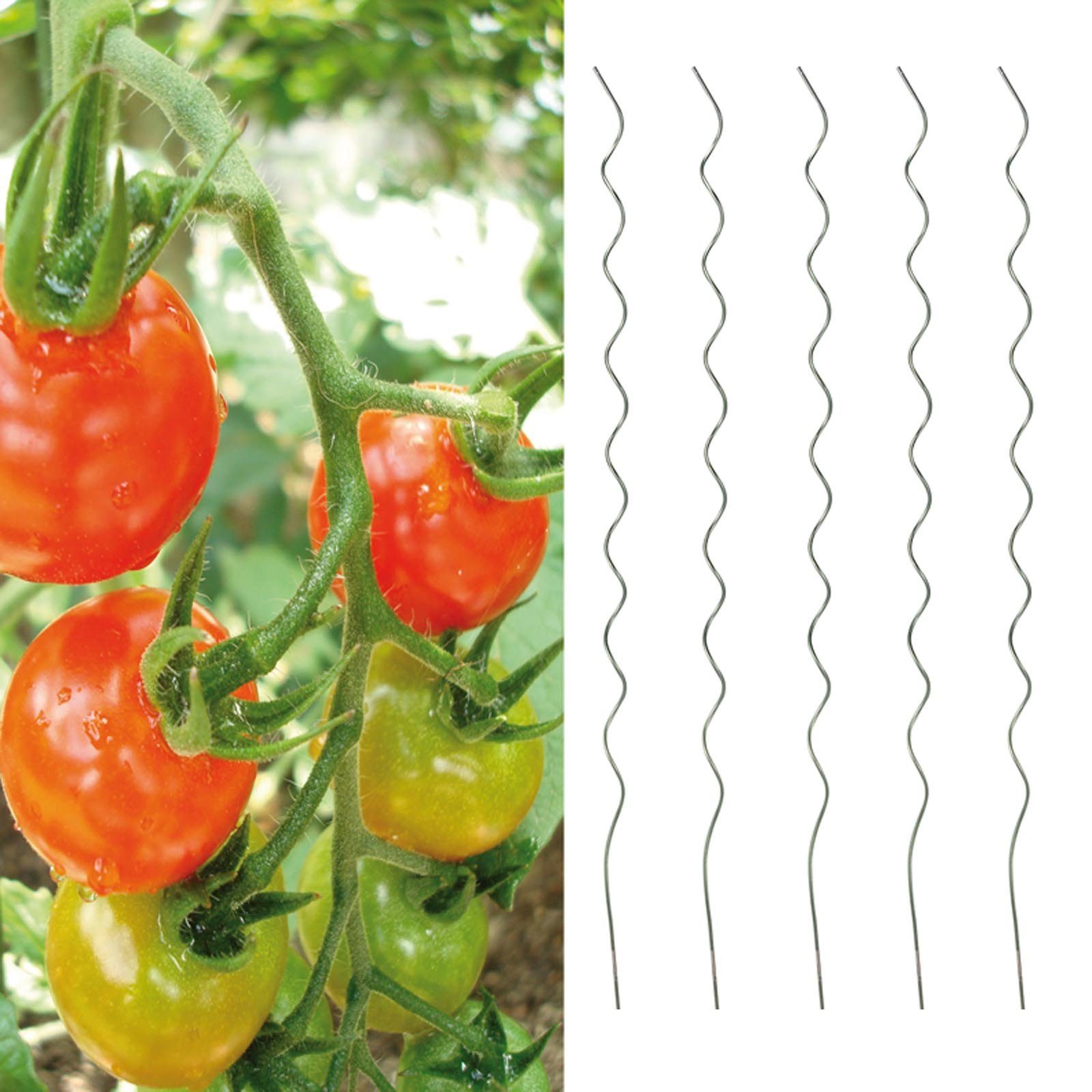 HAC24 Rankhilfe »Spiralstab«Set, 5 St., Tomatenspiralstäbe 110 cm