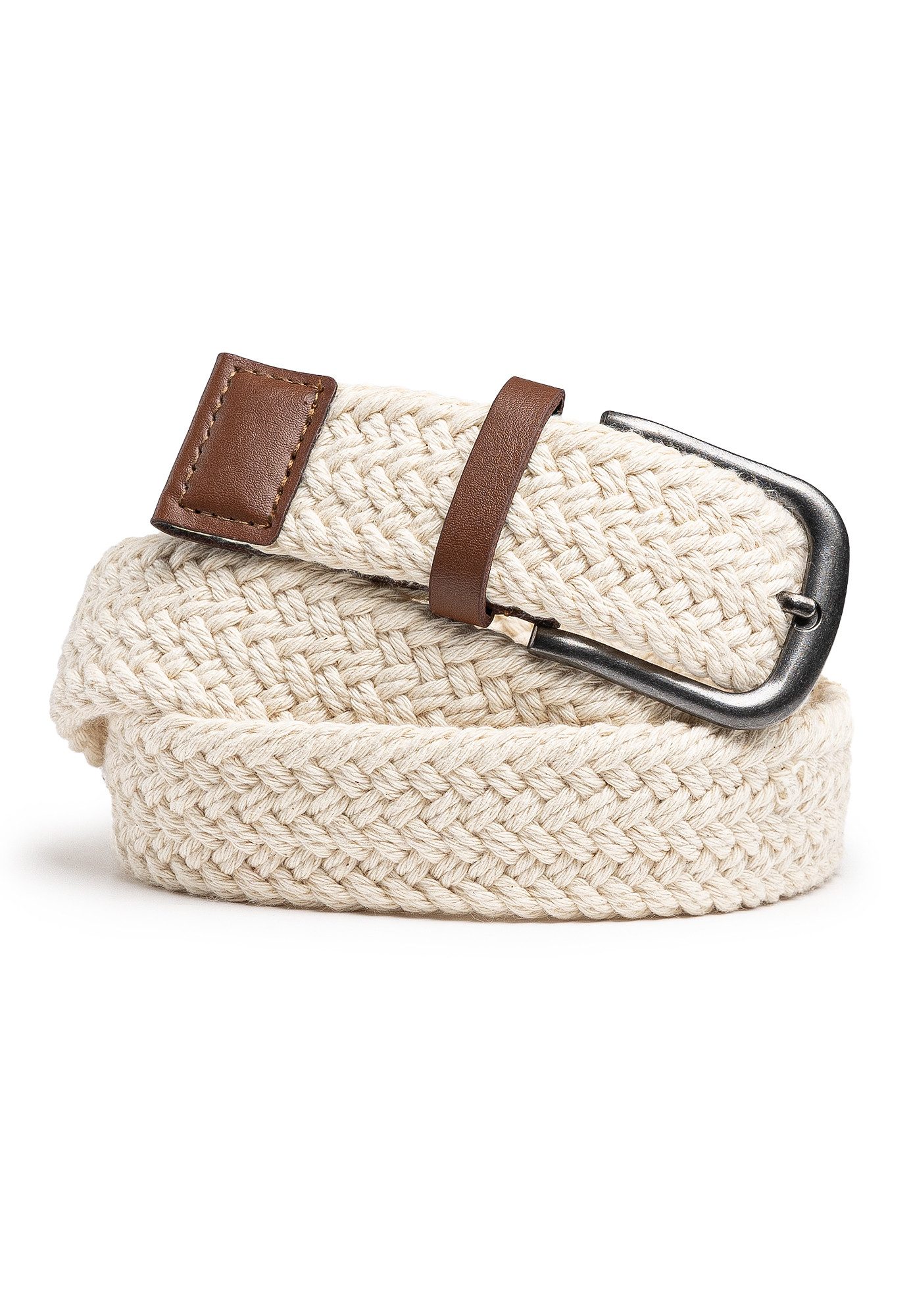 Amaci&Sons Flechtgürtel OAKS Flechtgürtel Herren geflochtener Gürtel