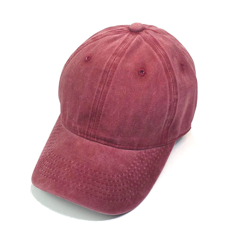 dy_mode Baseball Cap Unisex Baseball Cap in Vintage Washed Look Schirmmütze Sommer mit Belüftungslöcher