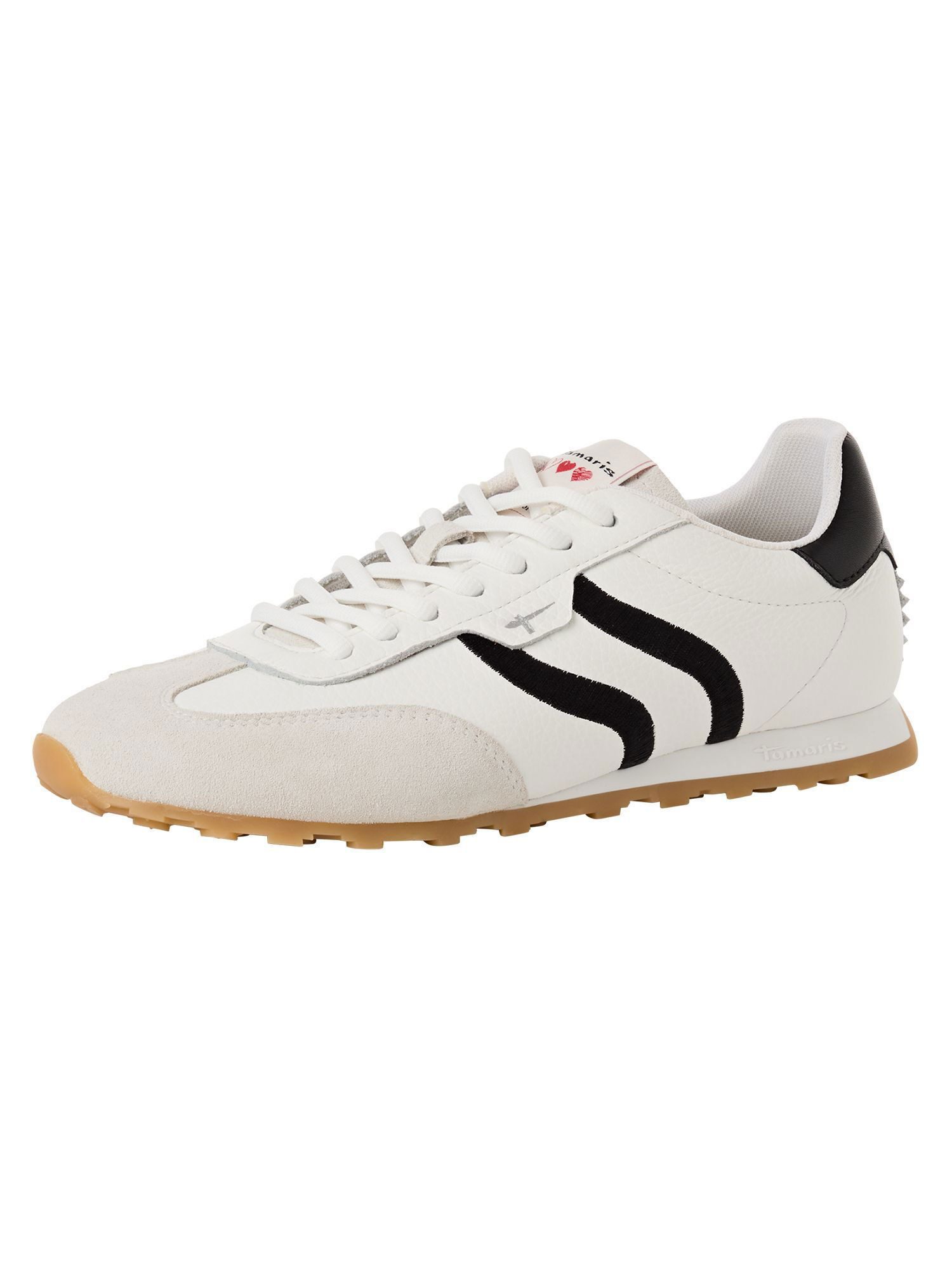 Tamaris COMFORT-Lining, Removable Sock aus Leder Sneaker COMFORT-Lining