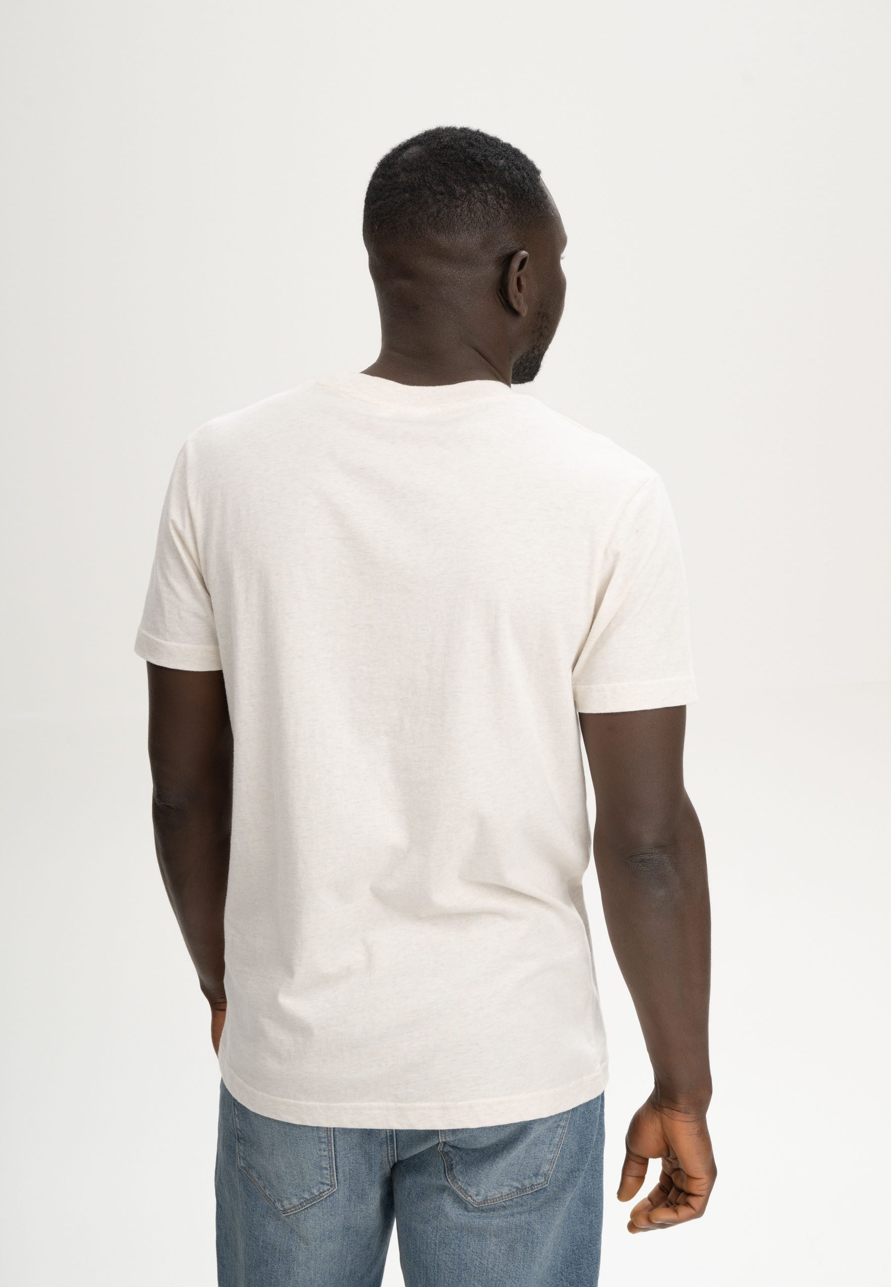 MELA Kurzarmshirt Herren T-Shirt AVAN Fein günstig online kaufen