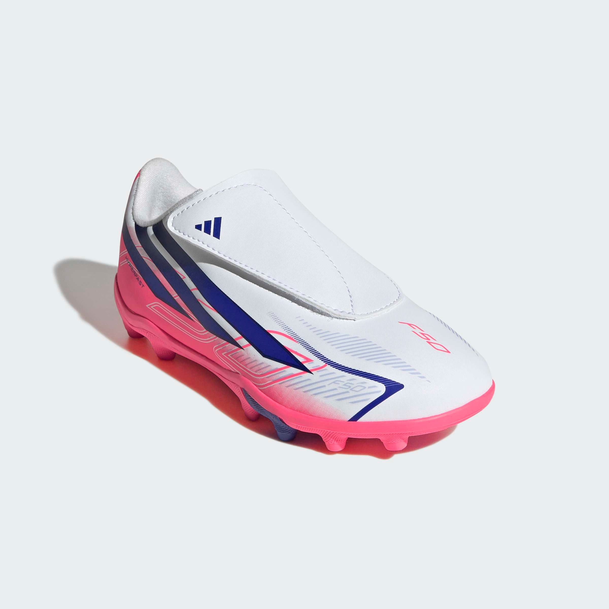 adidas Performance F50 HYPERFAST CLUB KIDS, NATURRASEN/GEMISCHTE BÖDEN, KLETTVERSCHLUSS Fußballschuh für viele verschiedene Böden geeignet, für Jugendliche & Kinder