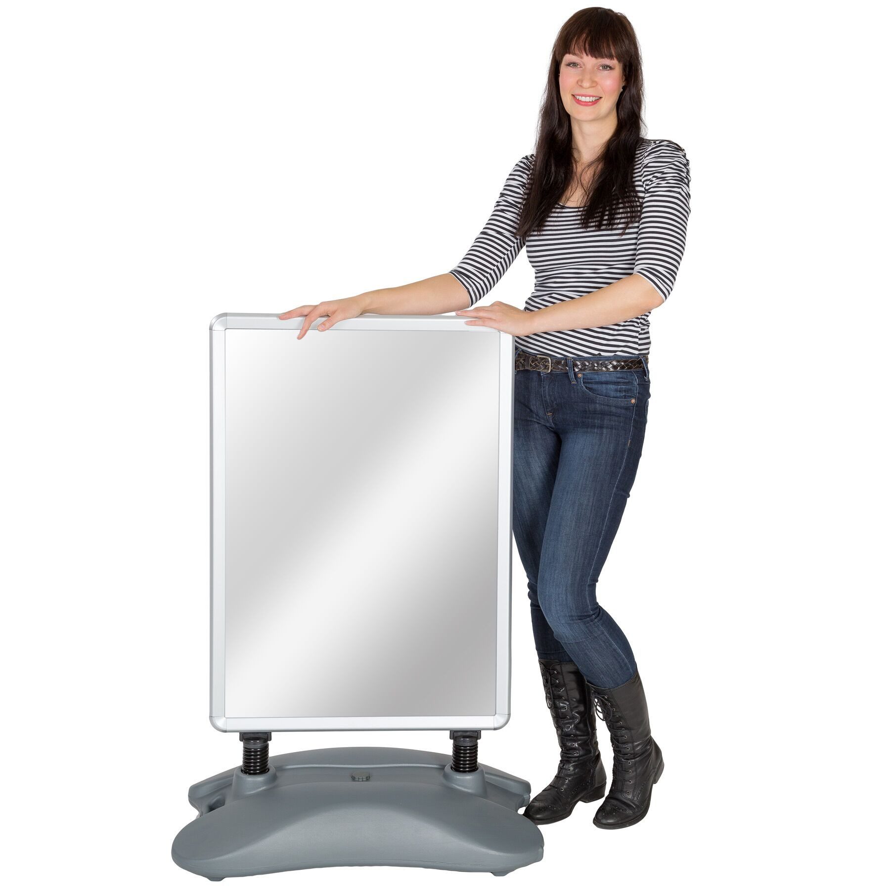 tectake Standtafel Plakatständer, DIN A1, doppelseitig