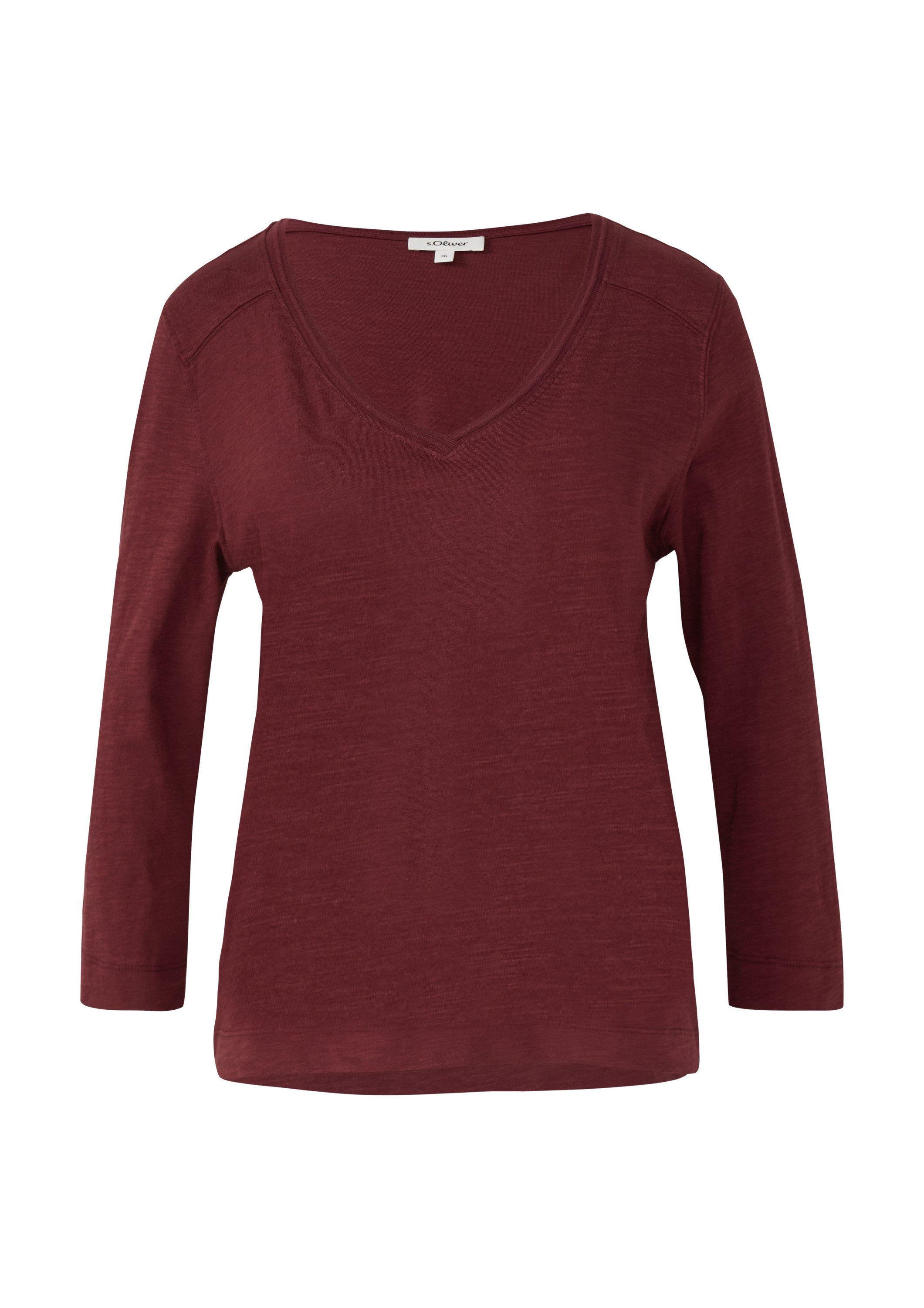 s.Oliver 3/4-Arm-Shirt T-Shirt (1-tlg) günstig online kaufen