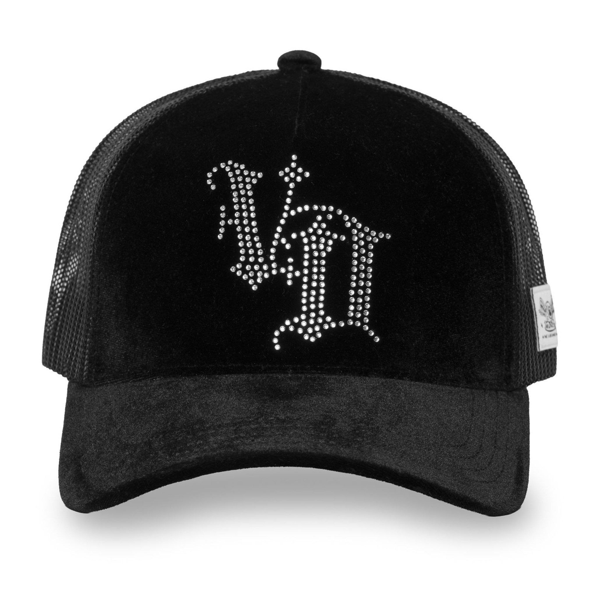 Von Dutch Trucker Cap Von Dutch Originals Trucker Cap VELVET STRASS VD LOGO (Basecap, Basecap, Meshcap, Trucker Kappe)