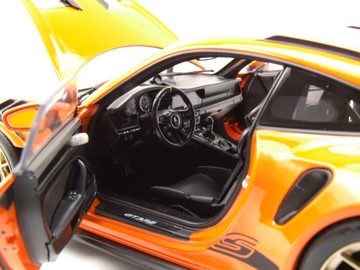 Norev Modellauto Porsche 911 GT3 RS 2022 gulf orange Modellauto 1:18 Norev, Maßstab 1:18
