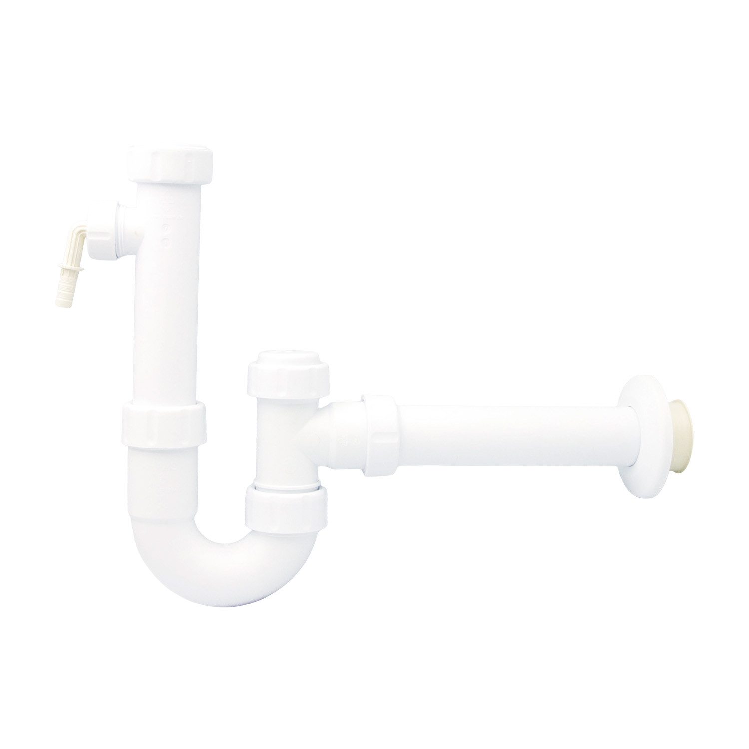Haas Otto Siphon PP-Kugelverschlußsiphon 1½" und 1¼" mit Geräteanschluss