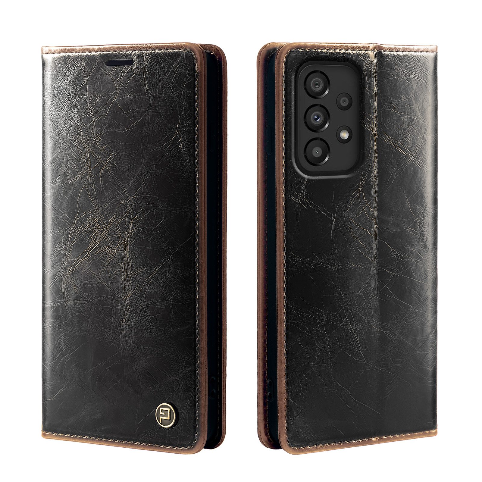 Tec-Expert Handyhülle Tasche Hülle für Samsung Galaxy A52, A52s 5G, A52 5G 6.5 Zoll, 6.5, Cover Klapphülle Case mit Kartenfach RFID Schutz aufstellbar
