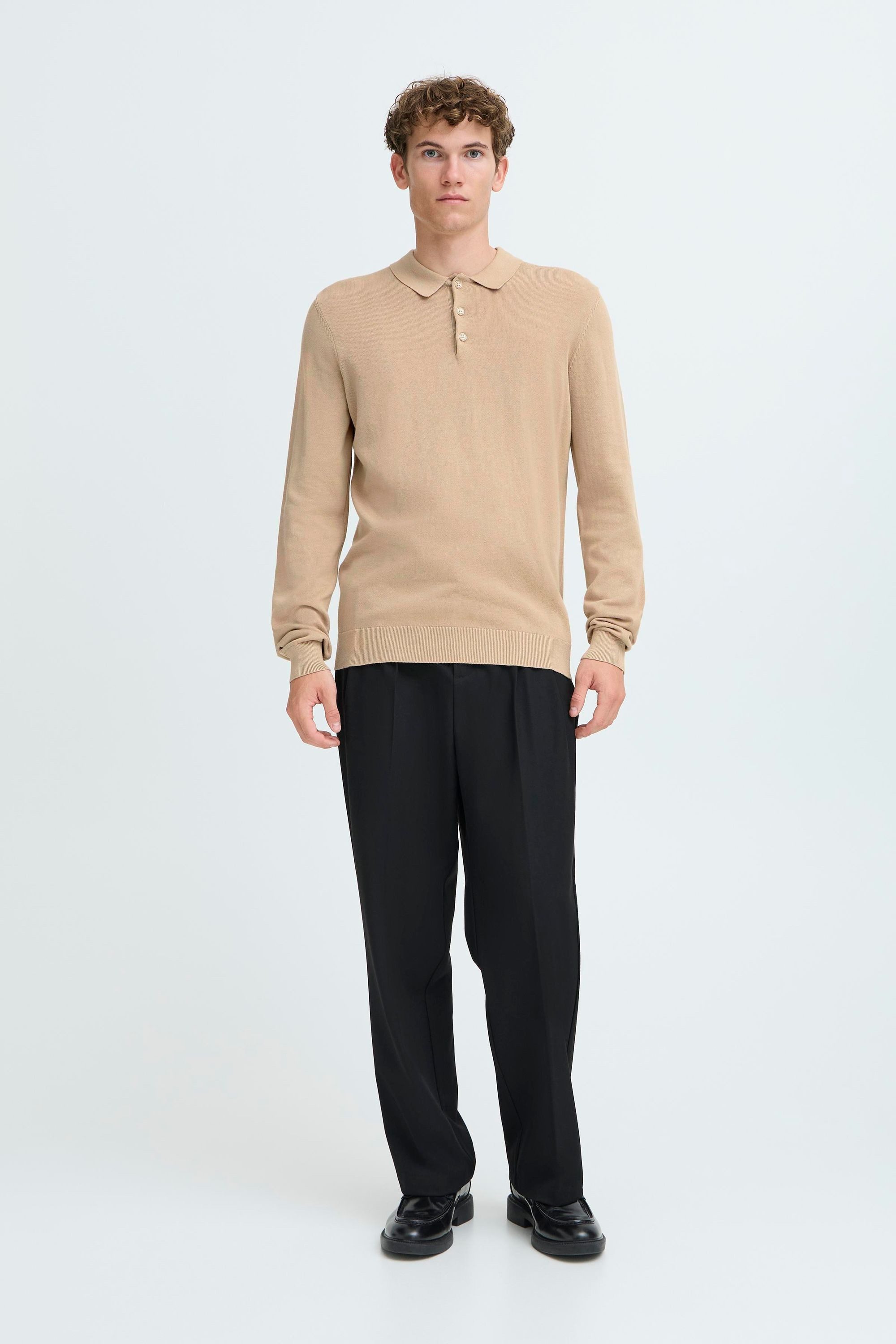 Casual Friday Strickpullover CFOsvald Cooler Polo-Pullover