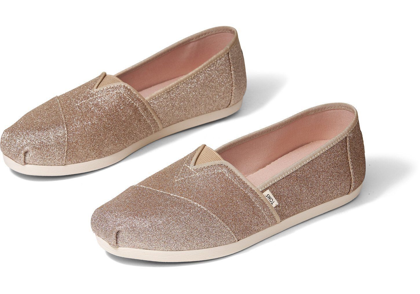 TOMS Glitzer Alpargatas Hausschuh