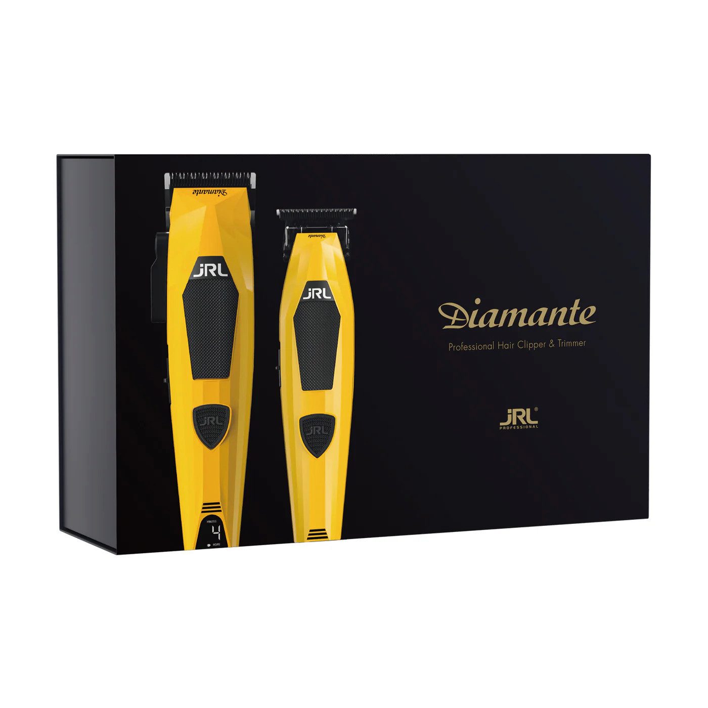 JRL Haarschneider JRL Diamante Clipper & Trimmer Combo Kit, Clipper + Trimmer, Ladestationen, Zubehör & Pflege-Set, Cool Blade™, Smart-Clip™, EZ-Gap™ Blade, Quick-Swap Blade