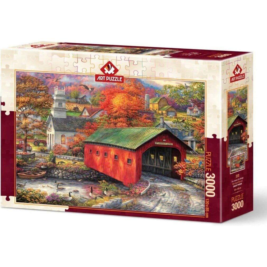 ART PUZZLE Puzzle Puzzle Brücke des süßen Lebens 3000 Teile, Puzzleteile
