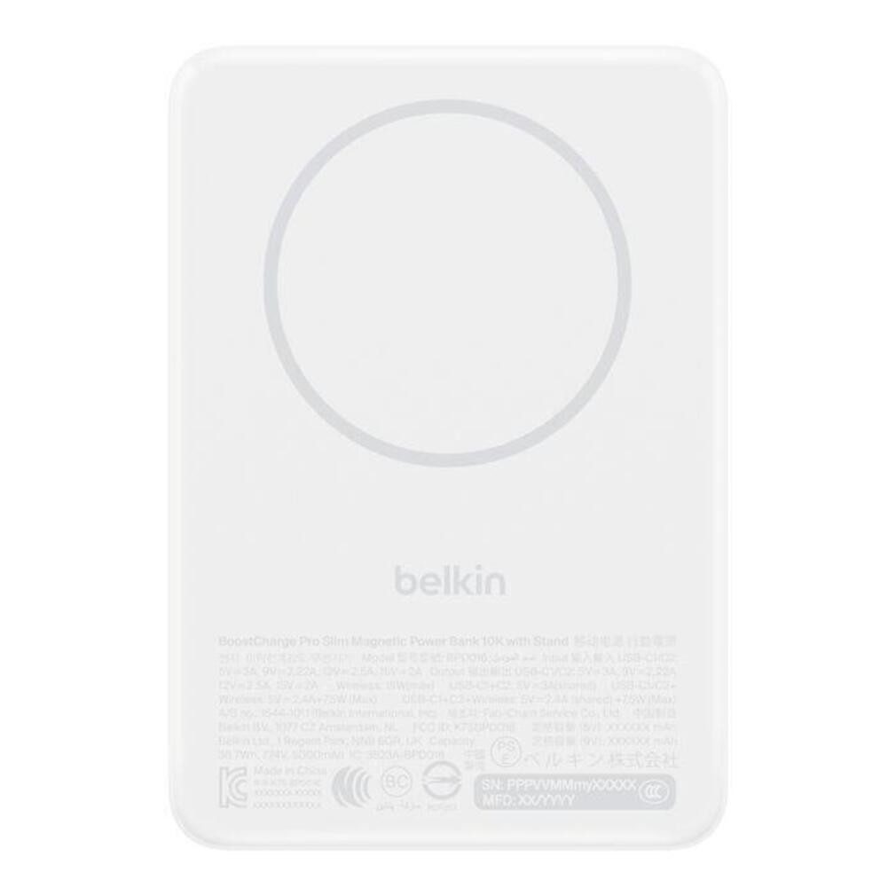 Belkin BoostCharge Schlanke, magnetische Powerbank 10K mi Smartphone-Ladegerät