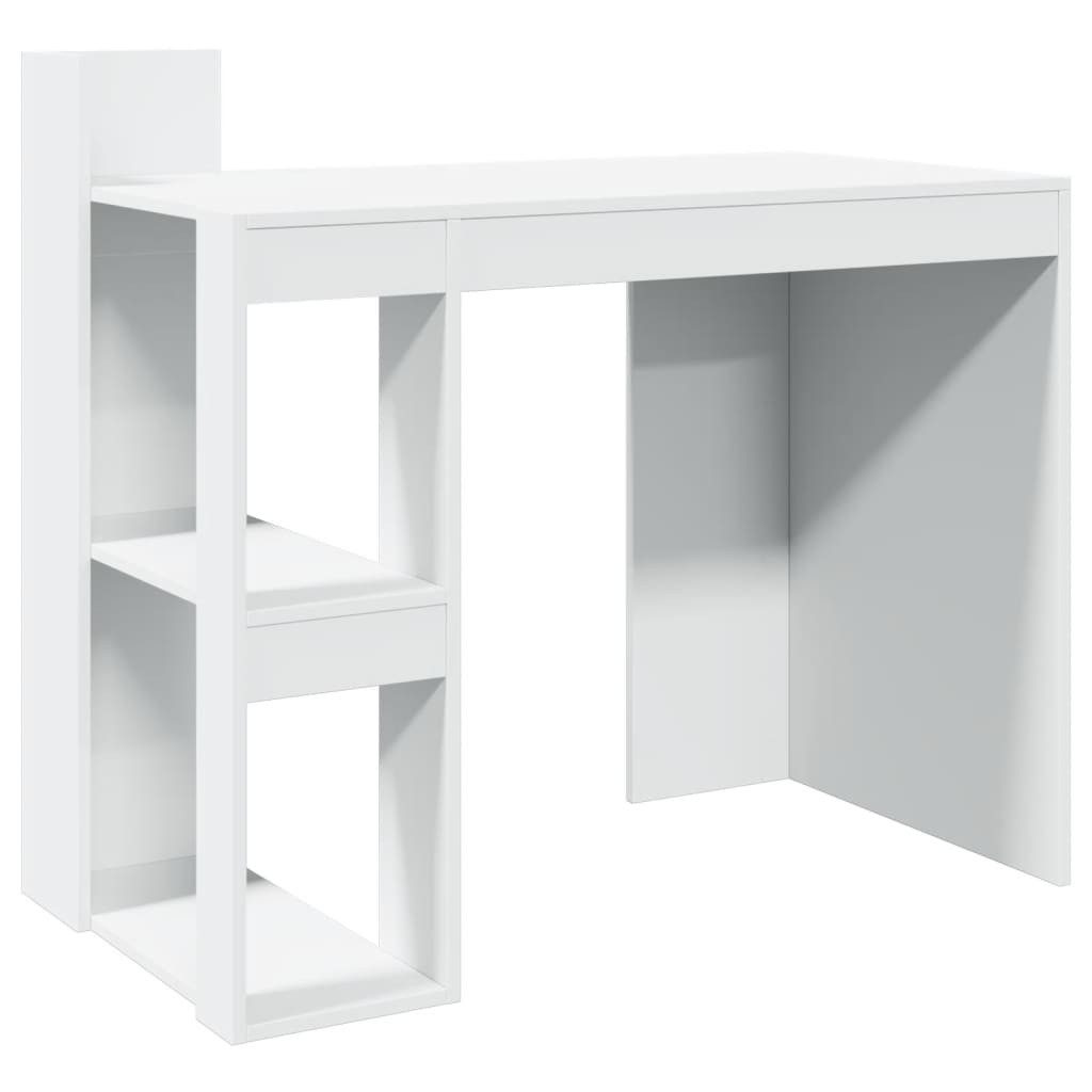 Schreibtisch Schreibtisch Weiß 103,5x56,5x94 cm Holzwerkstoff