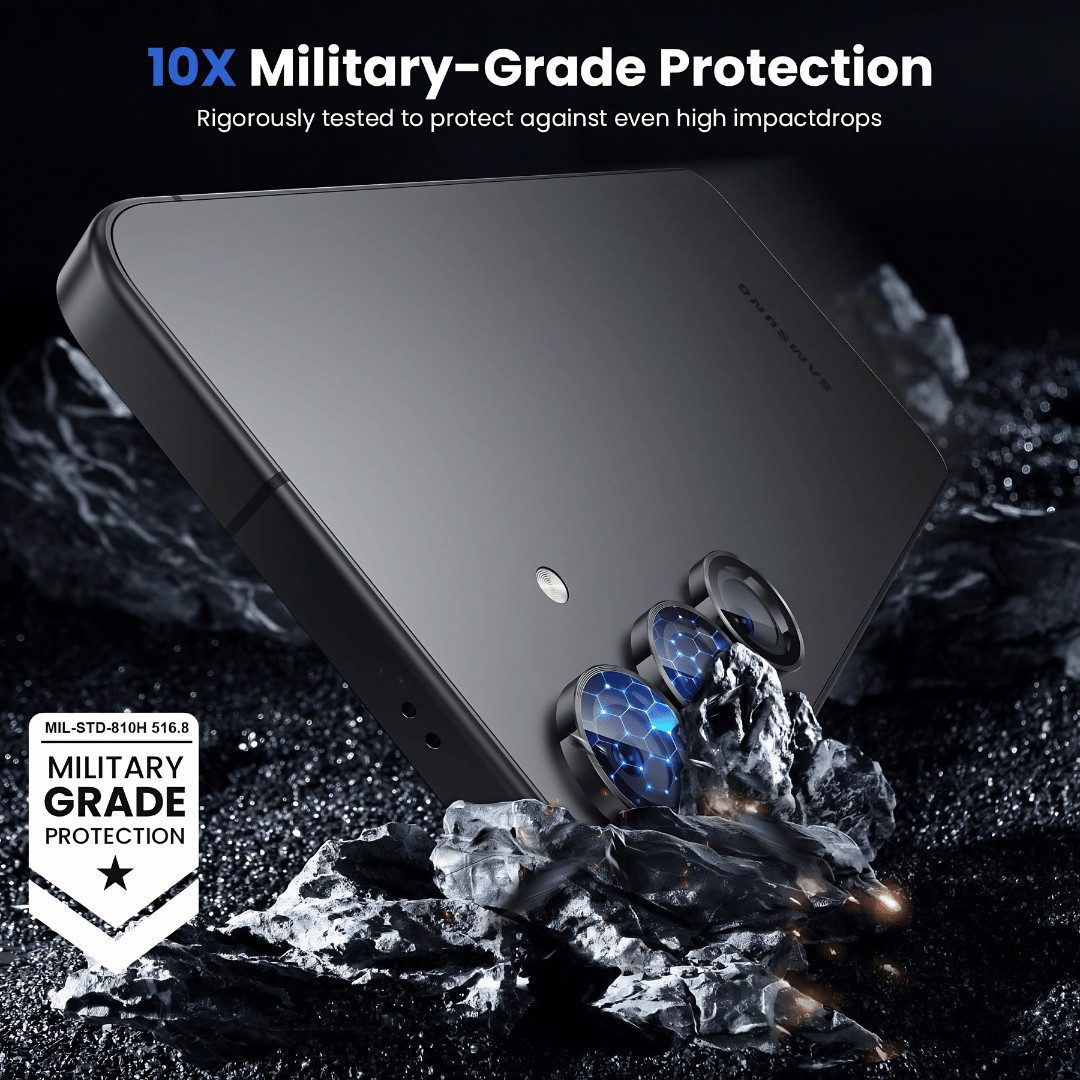 SmartUP Kameraschutzglas für Samsung Galaxy S26 Plus Titan Schutzglas Linse Panzerfolie 3D für Samsung Galaxy S26 Plus, Titan Kameraglas – Bild 2 von 5