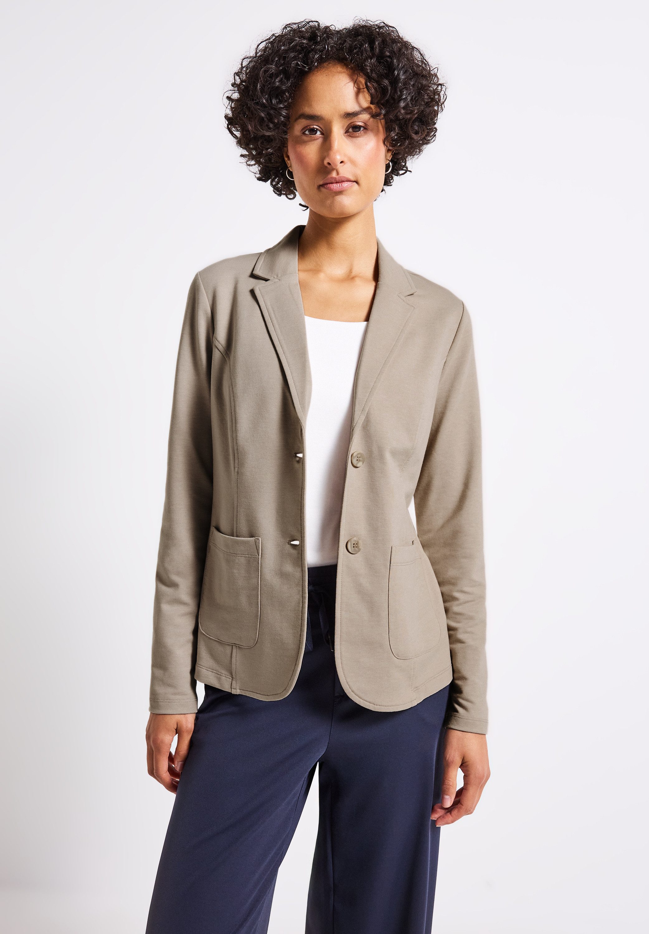 STREET ONE Kurzblazer aus Baumwolle mit günstig online kaufen