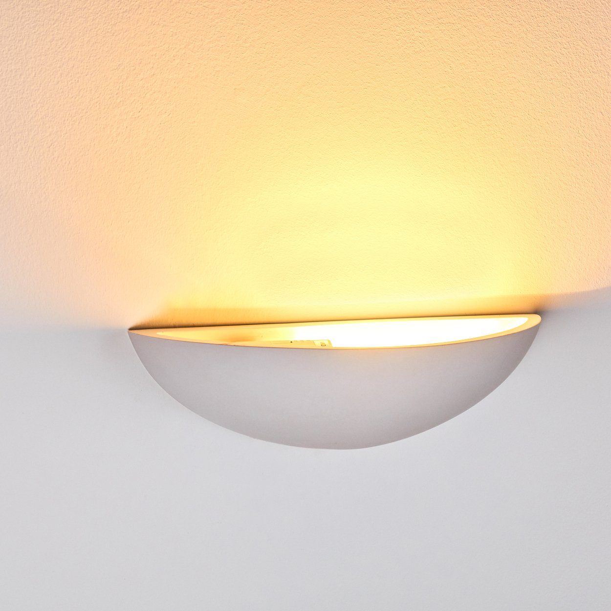 Keramik mit aus mit Farben Lichteffekt, »Cerasa« Wandlampe mit Wandleuchte Weiß, Leuchtmittel, hofstein Lichteffekt, bemalbar 1xE27, Innen handelsüblichen ohne in