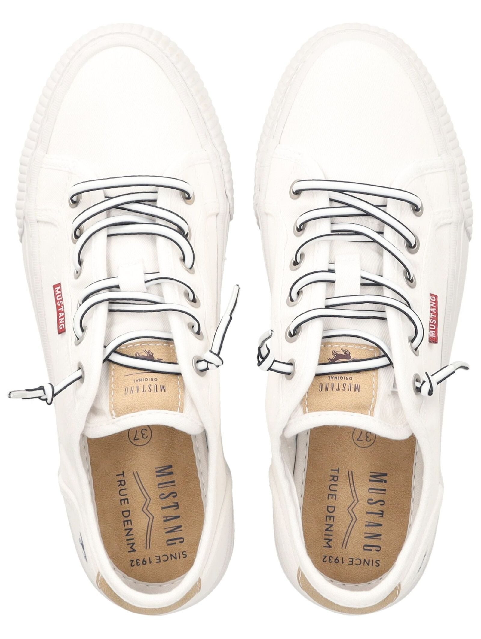 MUSTANG Sneaker Lederimitat/Textil . Sneaker (1-tlg)