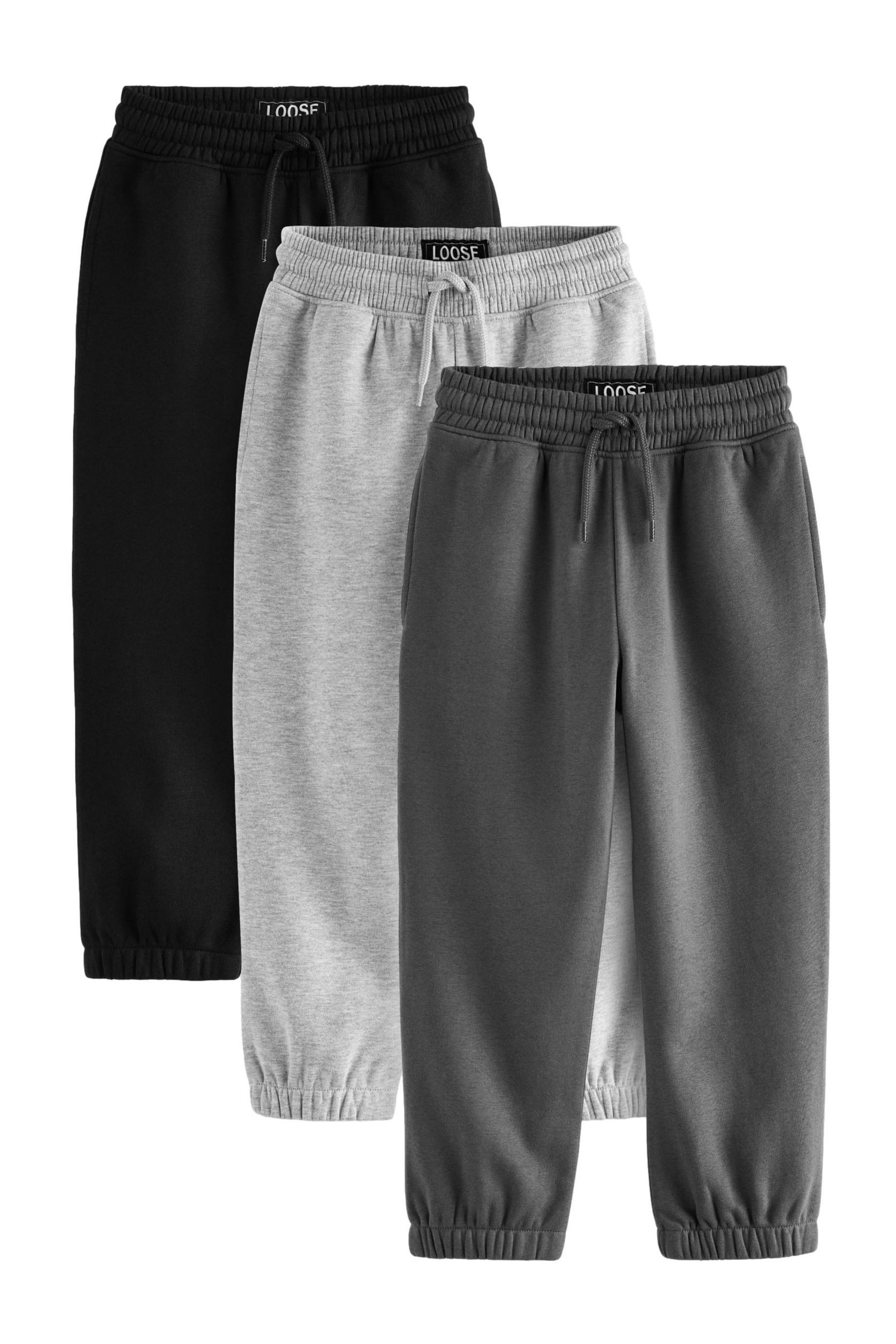 Next Jogginghose Basic-Jogginghose im Regular Fit, 3er-Pack (3-tlg)