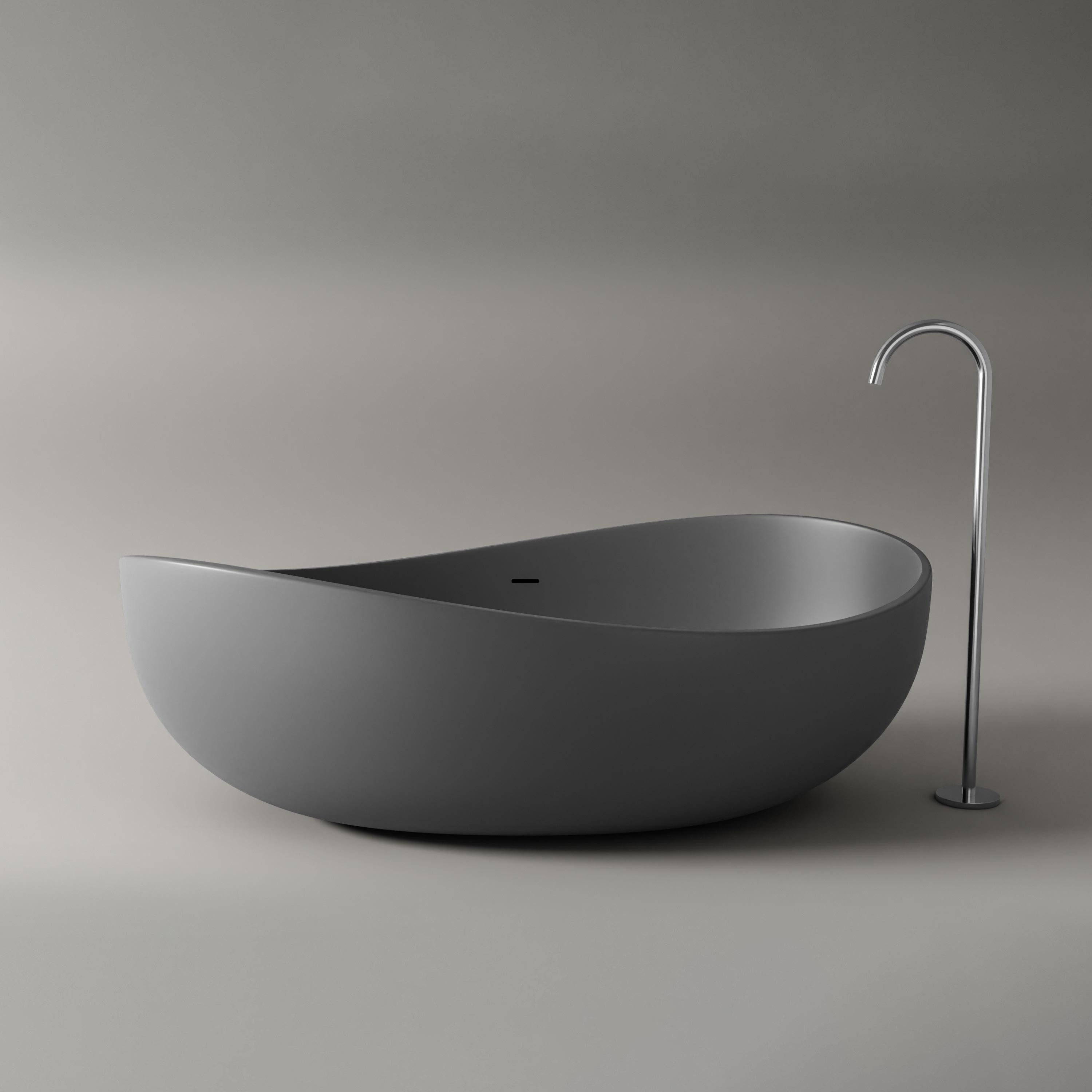 Bernstein Badewanne WAVE STONE, Freistehende Badewanne günstig online kaufen