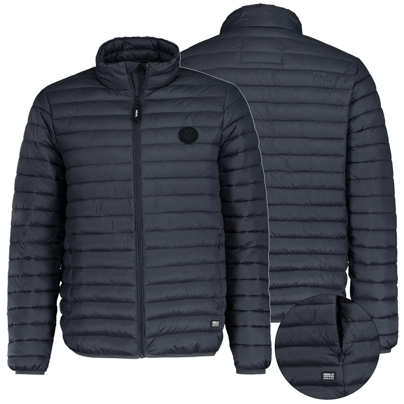 SUBLEVEL Steppjacke Herren Frühlings Jacke Stepp günstig online kaufen