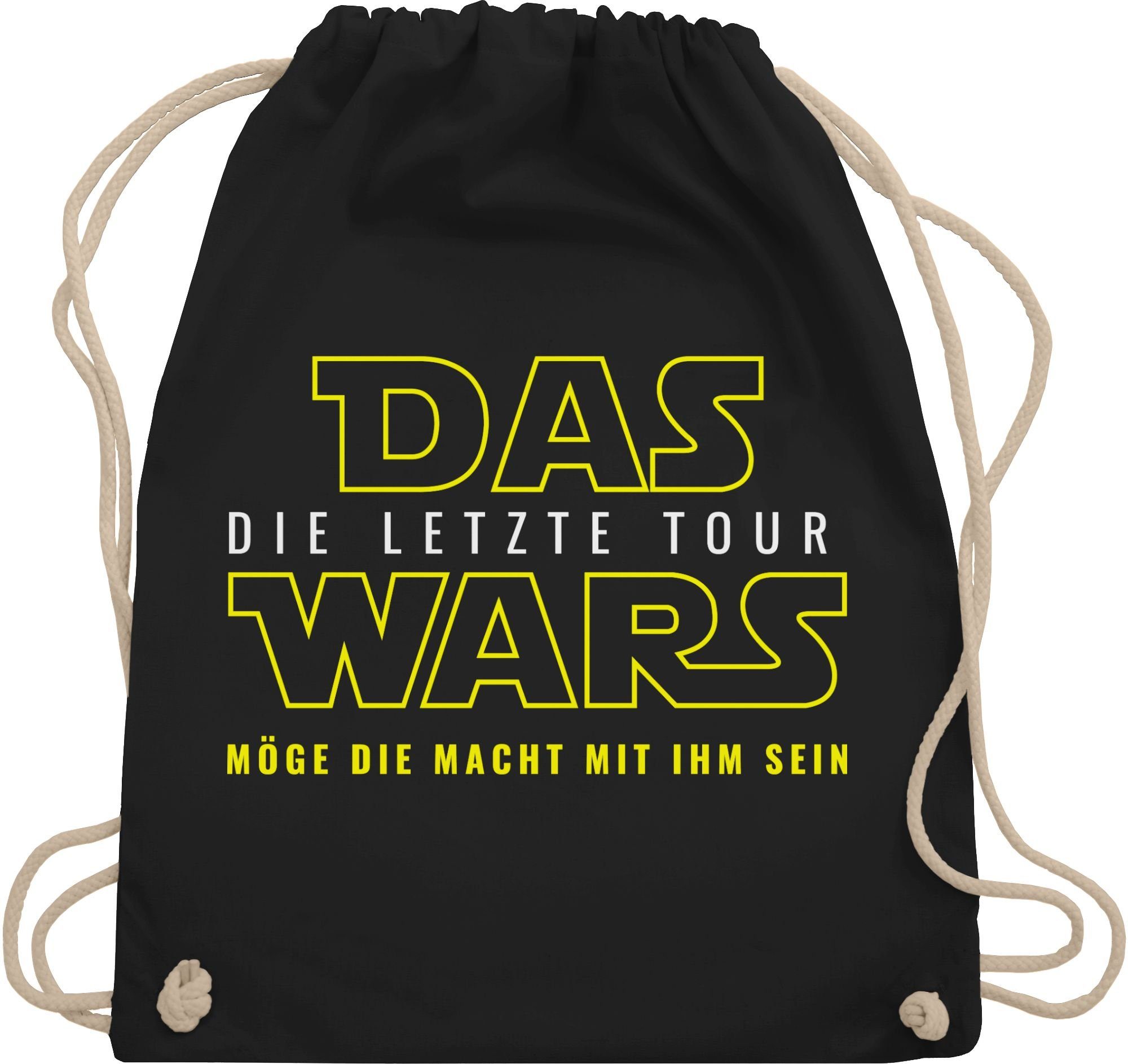 Tour, Männer Wars 1 Turnbeutel Das Schwarz Shirtracer - Letzte JGA