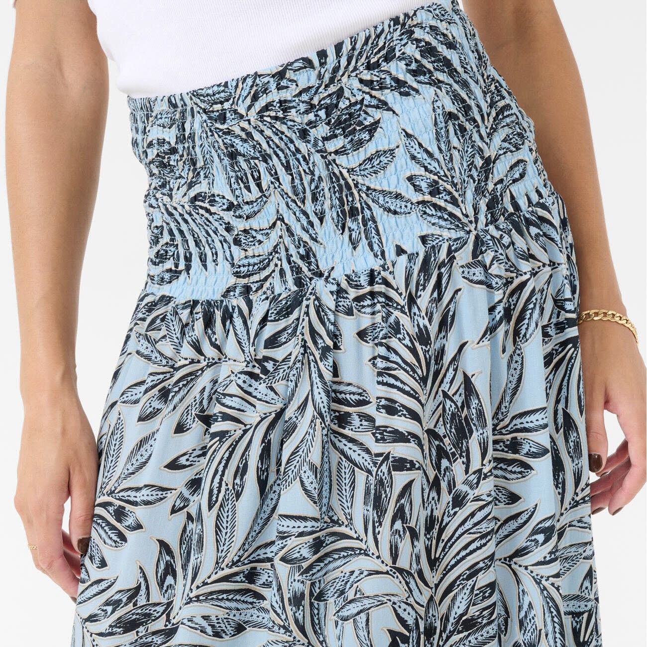 KAFFE A-Linien-Rock KAmaxi Smock Skirt