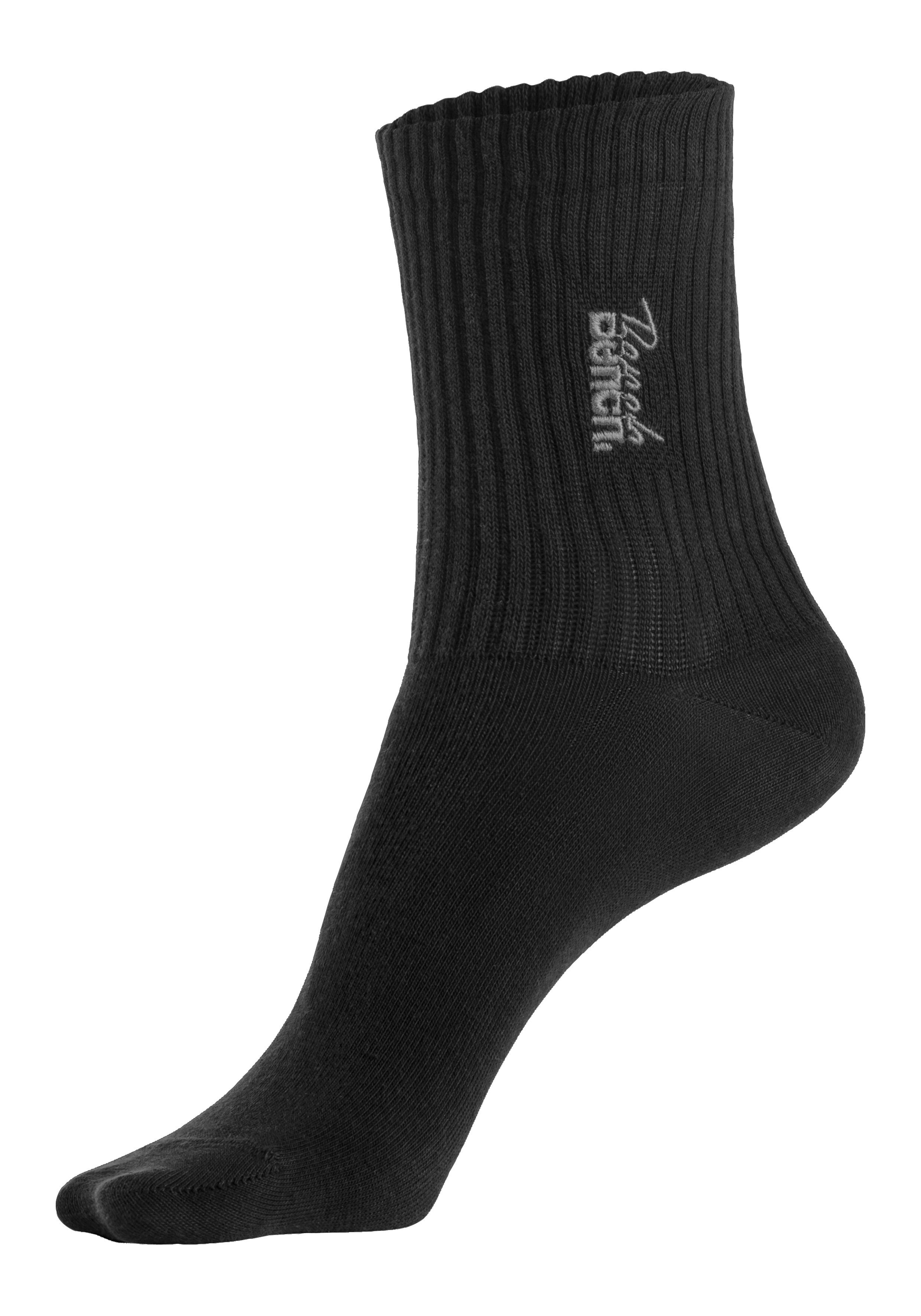 Bench. Basicsocken (Packung, 3-Paar) mit Bench Logo Stickerei