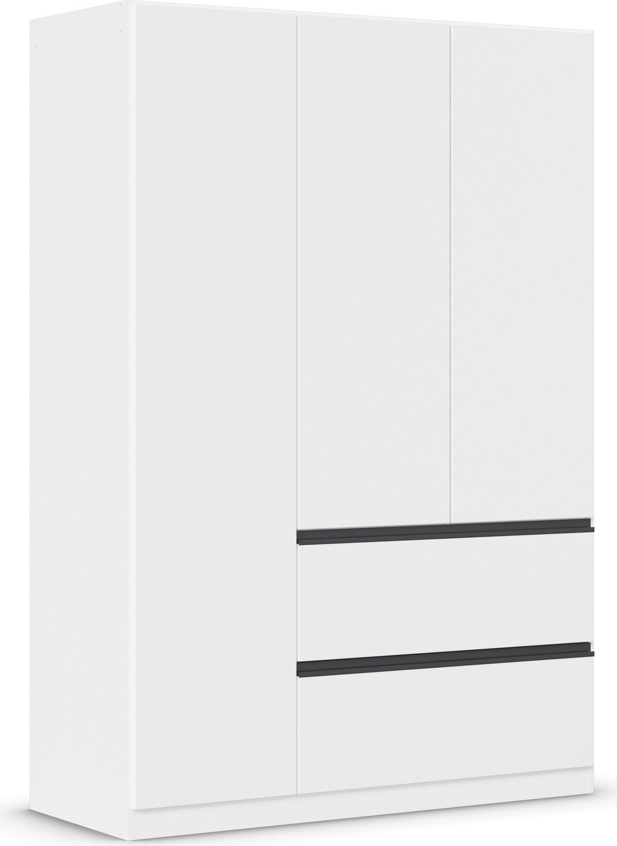 rauch Drehtürenschrank Kleiderschrank Schrank Garderobe Wäscheschrank COSTA in 3 Breiten viel Platz, grifflose Front und Push-to-Open Funktion MADE IN GERMANY