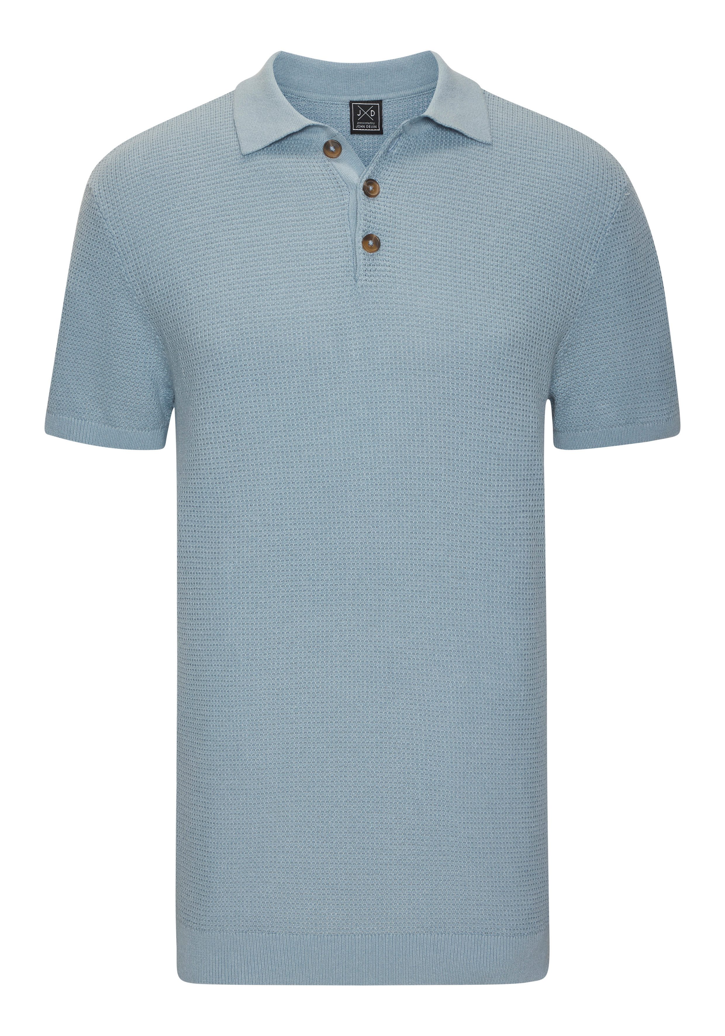 John Devin Poloshirt - Strick Poloshirt, Regular fit mit Polokragen und kleiner Knopfleiste. € 24,99