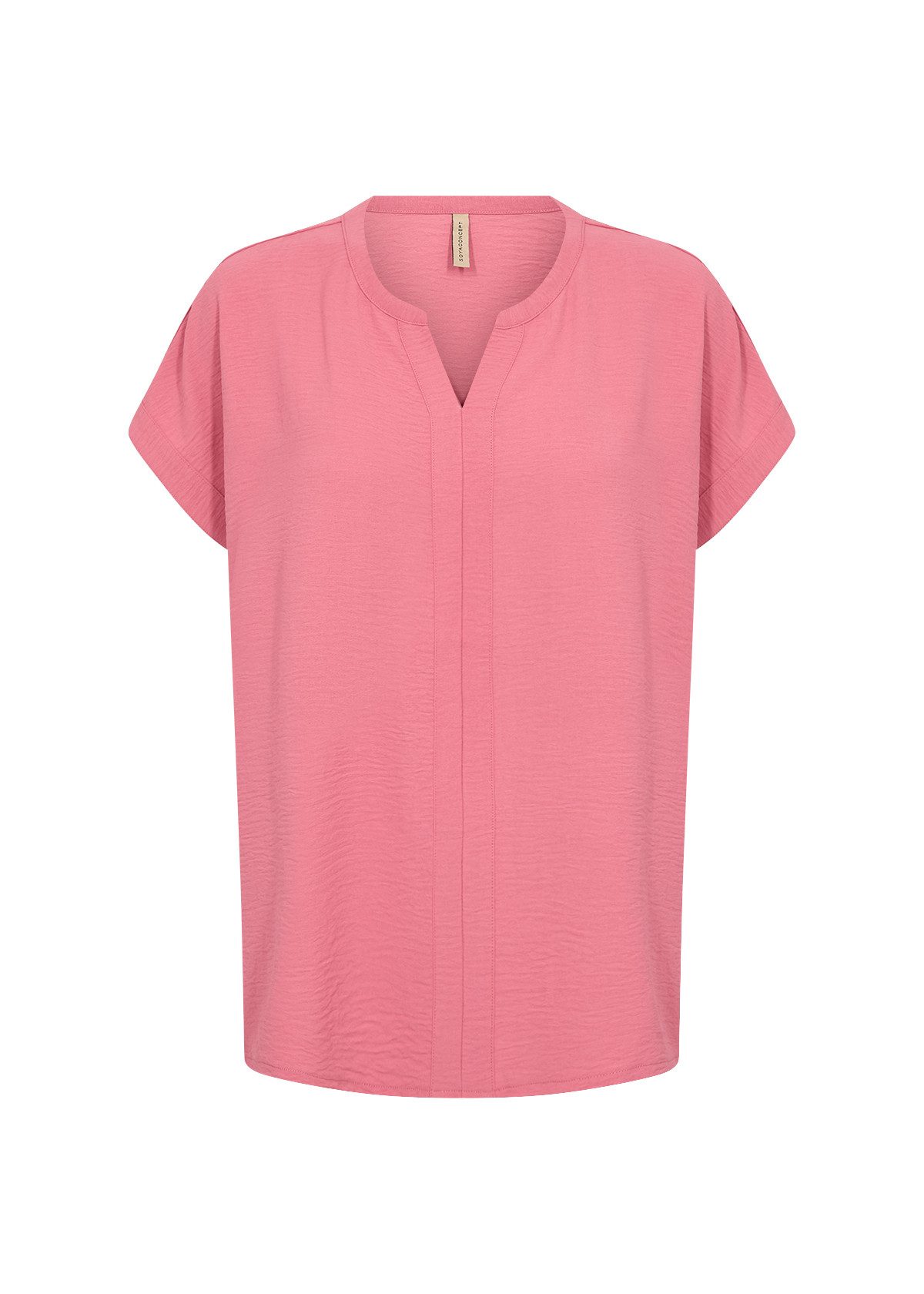 soyaconcept Shirtbluse SC-CATH 1 normale Passform, mit V-Ausschnitt, aus pflegeleichter Kunstfaser