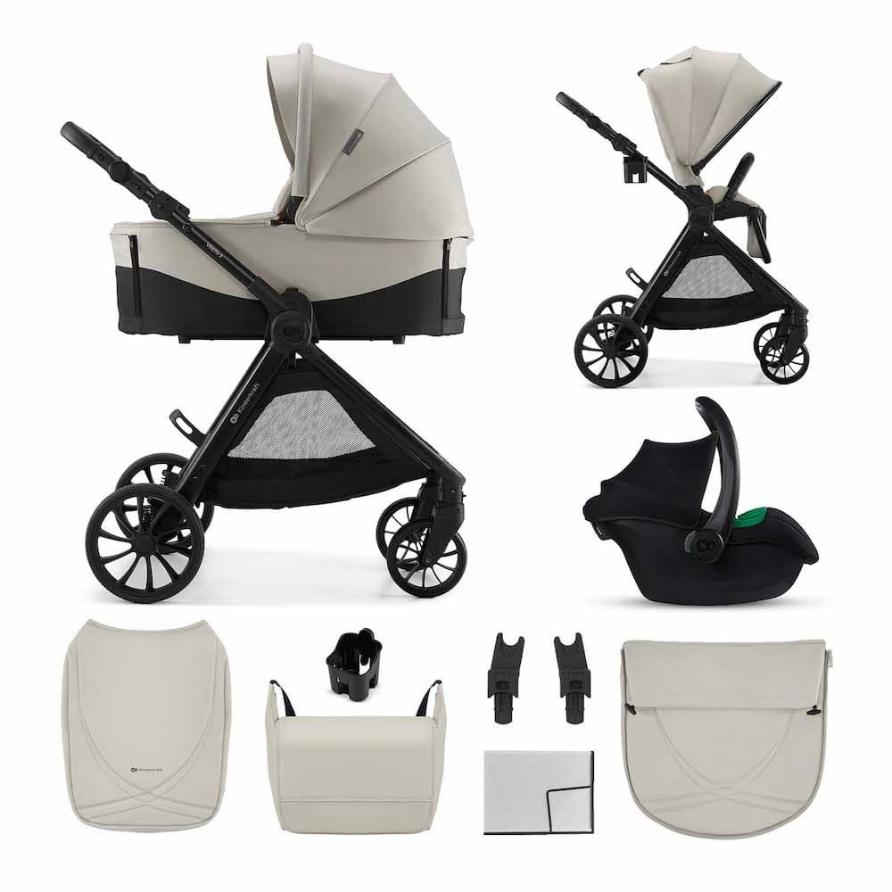 Kinderkraft Kombi-Kinderwagen VESTO 2 3in1 Kombikinderwagen