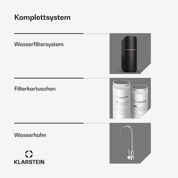 Klarstein Wasserfilter PureLine 400 Wasserfiltersystem, Zubehör für PureLine 400,  RO-Filter Wasserfilter maschine Wasserhahn Home Office