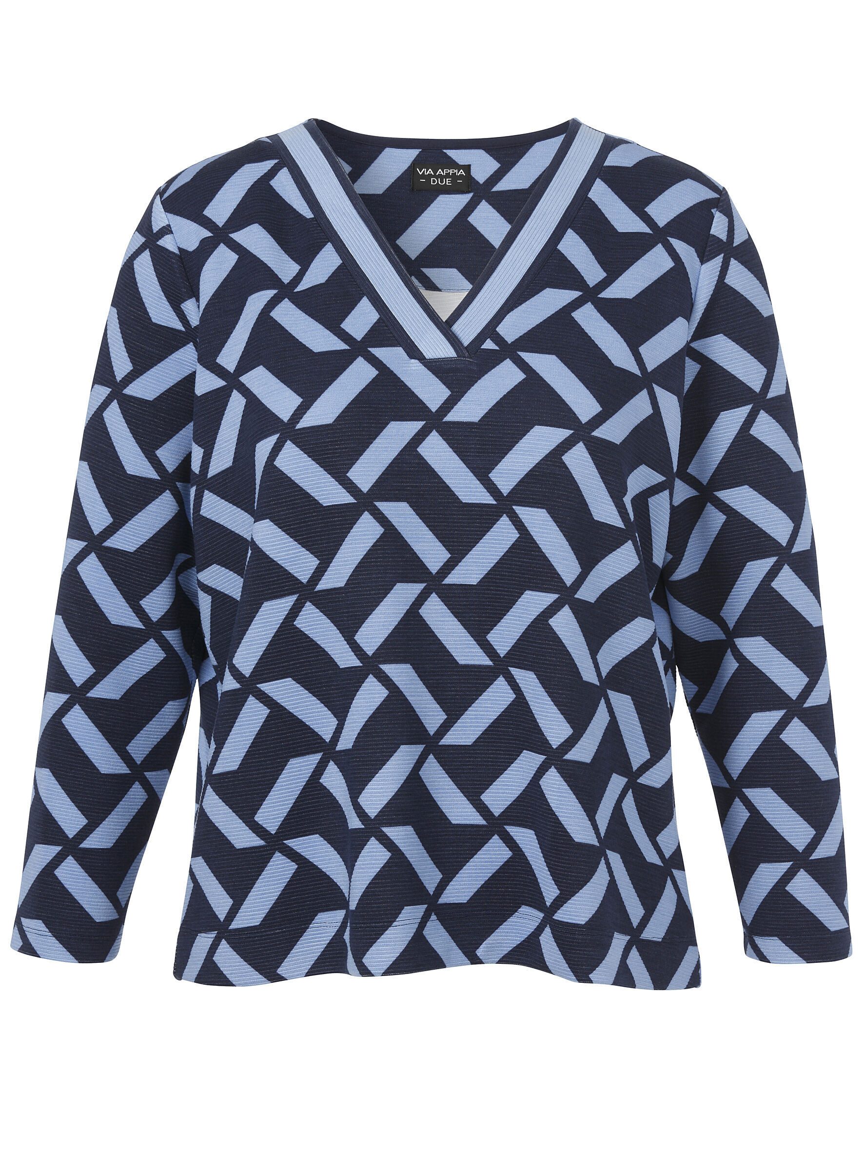 VIA APPIA DUE Sweatshirt (1-tlg) mit geschmücktem Slogan günstig online kaufen