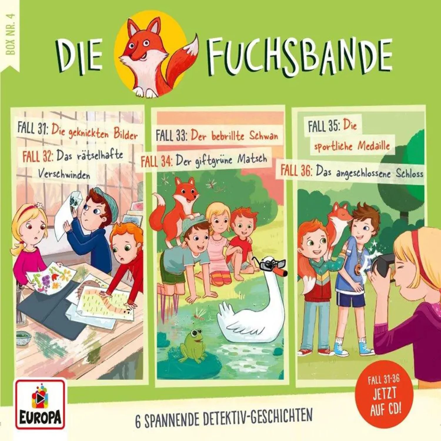 Hörspiel Die Fuchsbande- 3er Detektivbox 04 (Folgen 16, 17,18)