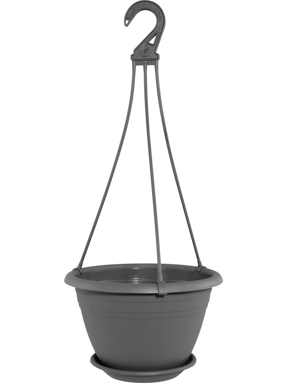 Geli Blumenampel Geli Hängeampel Galicia Ø 25 cm anthrazit mit