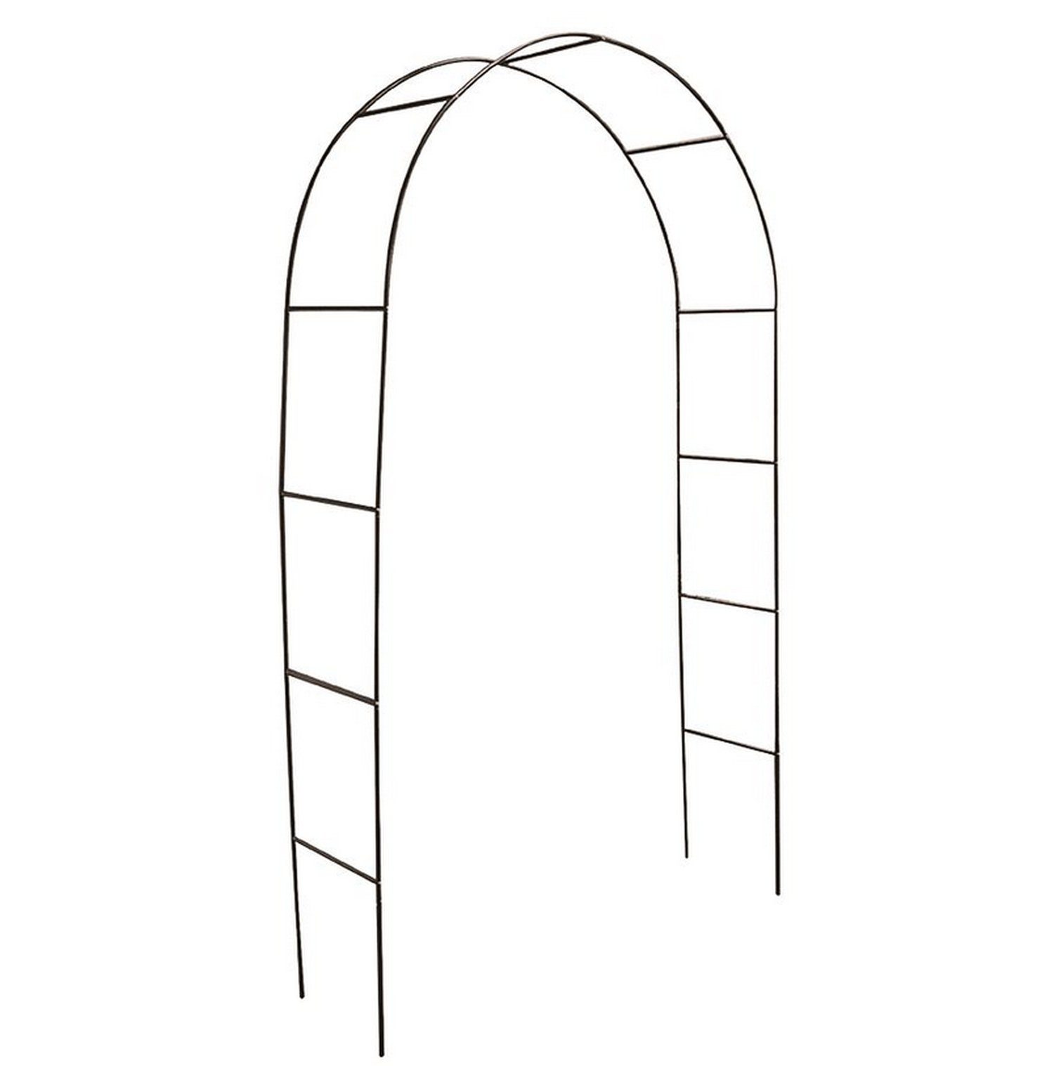 sesua Rosenbogen Metall Rosenbogen grün 140x240cm Rankhilfe Torbogen Kletterhilfe