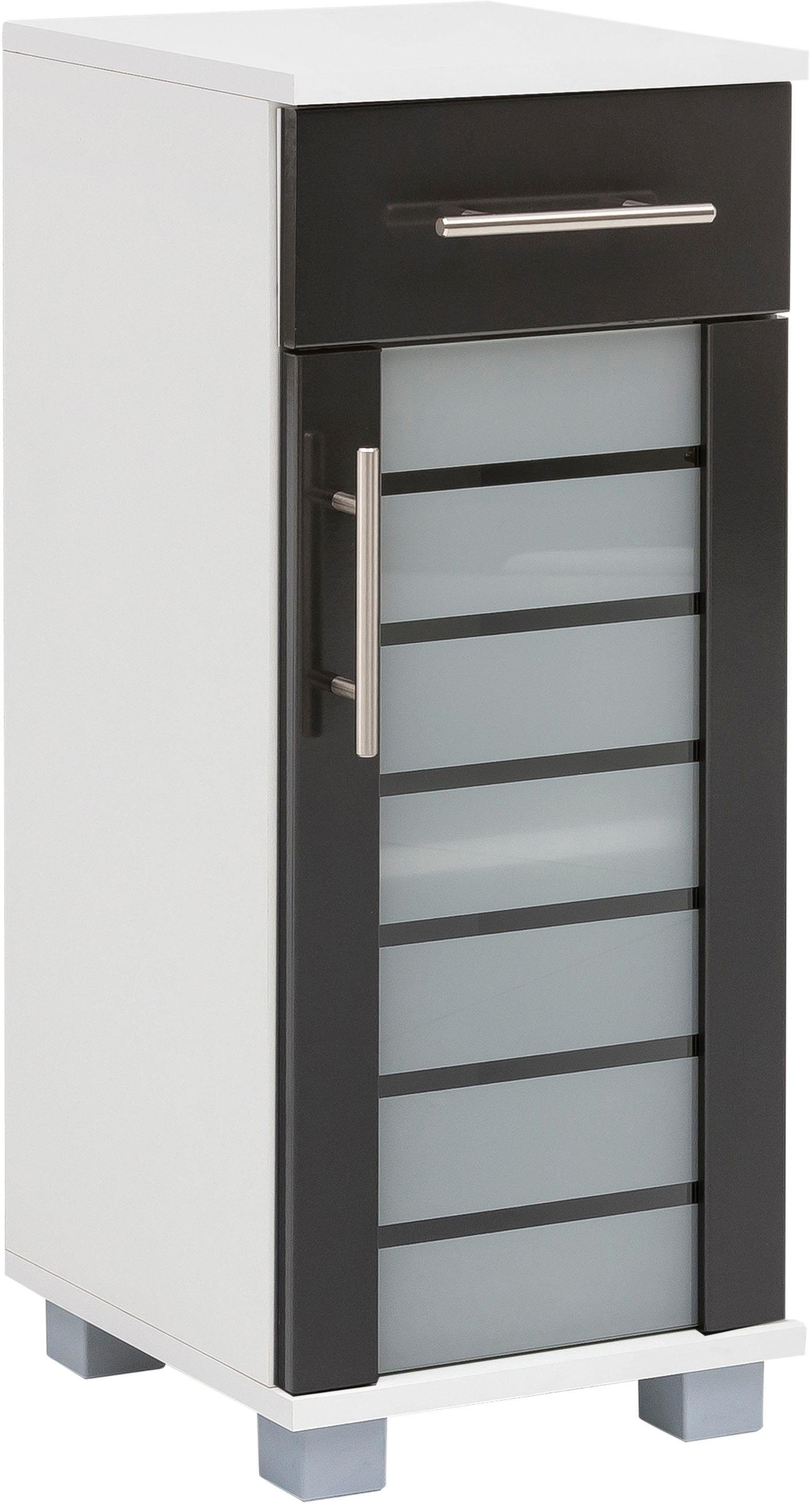 Schildmeyer Unterschrank »Nikosia« Breite 30 cm, mit Glastür, 1 Schublade, hochwertige MDF-Fronten, Metallgriffe-HomeTrends