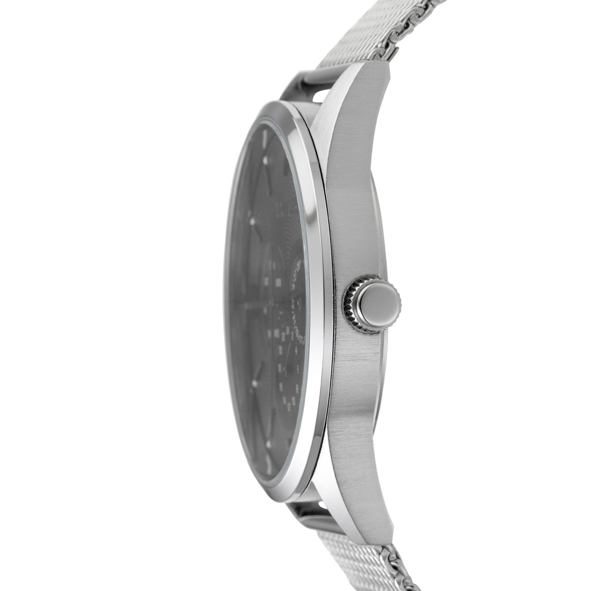 s.Oliver Quarzuhr Round Basic Edelstahl