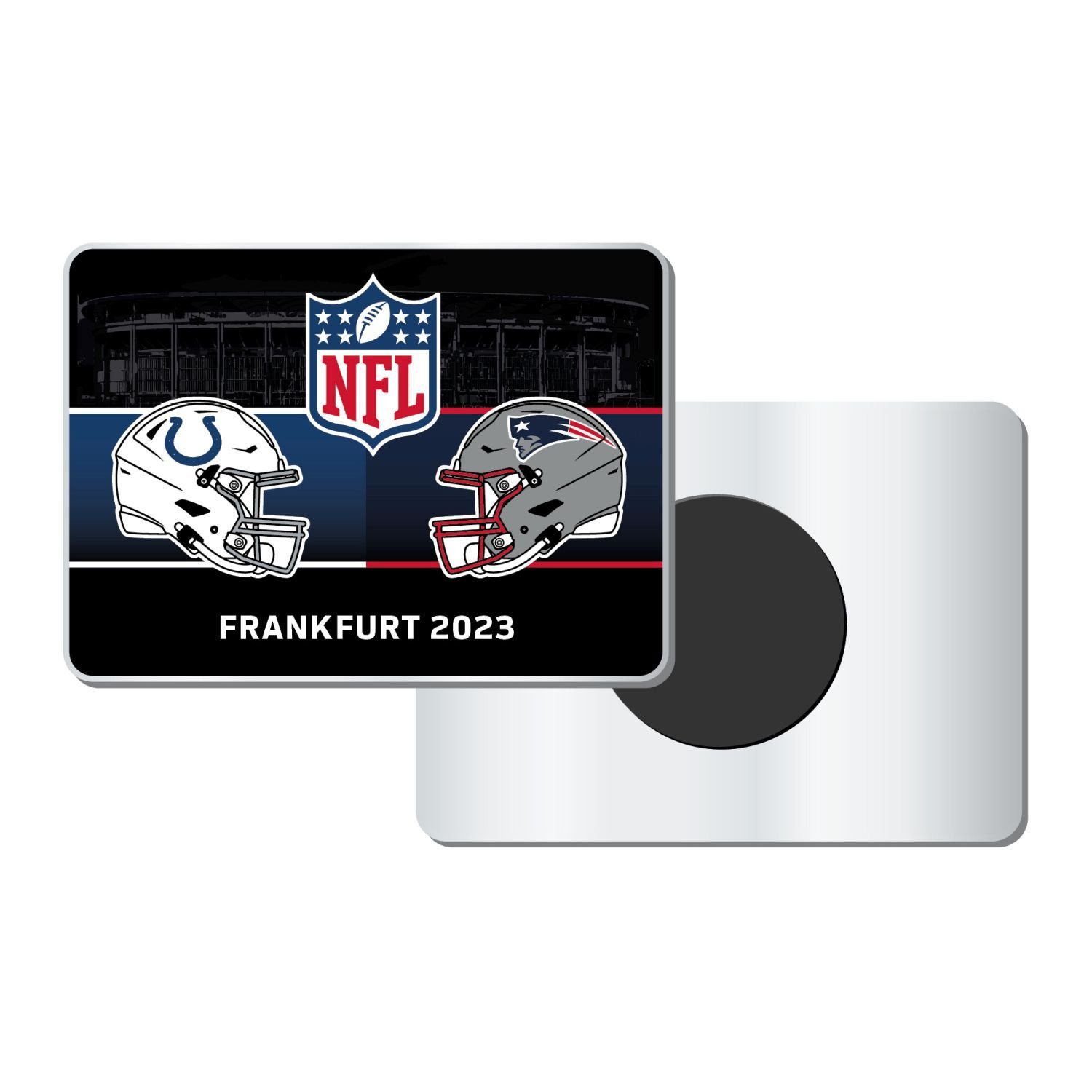 Branding Game NFL vs. Patriots KühlschrankMagnet Great Colts Wanddekoobjekt